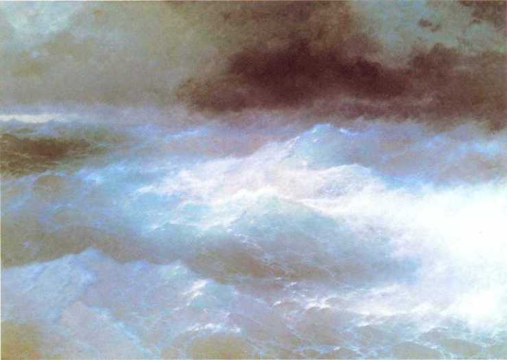 Among A Waves — Ivan Konstantinovich Aivazovsky