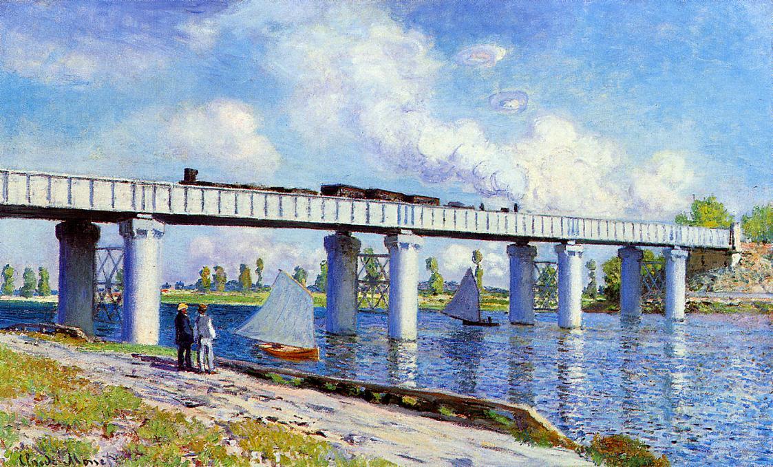 Мост Аржентель — Клод Моне