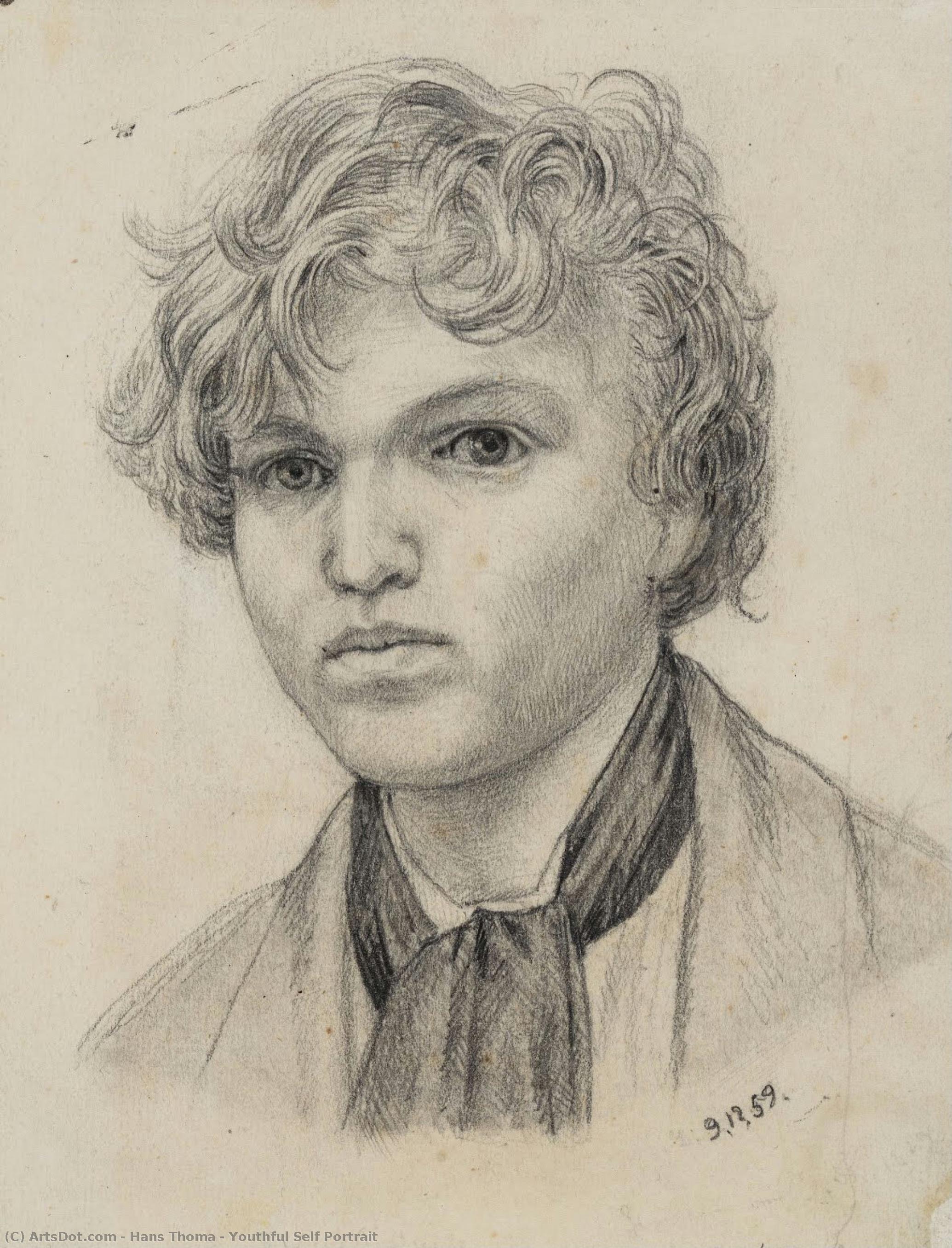 Youthful Self Portrait — Ганс Тома