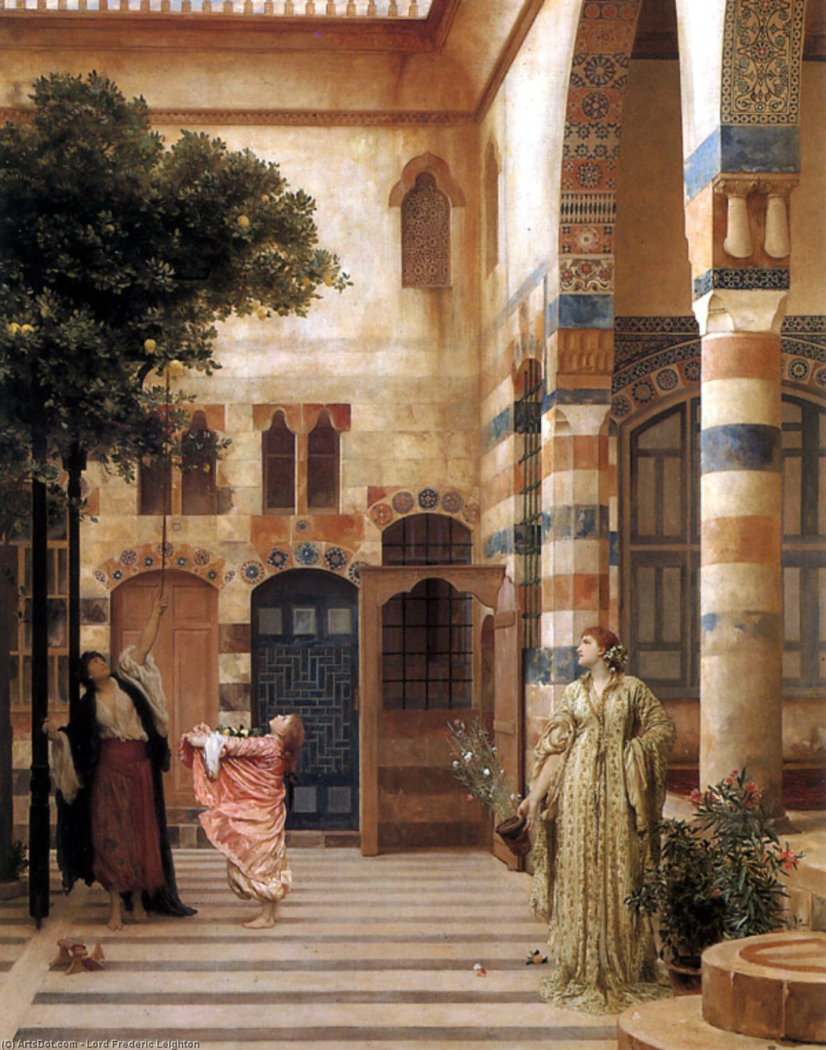 Old Damascus Jews Quarter — Sir Frederic Lord Leighton