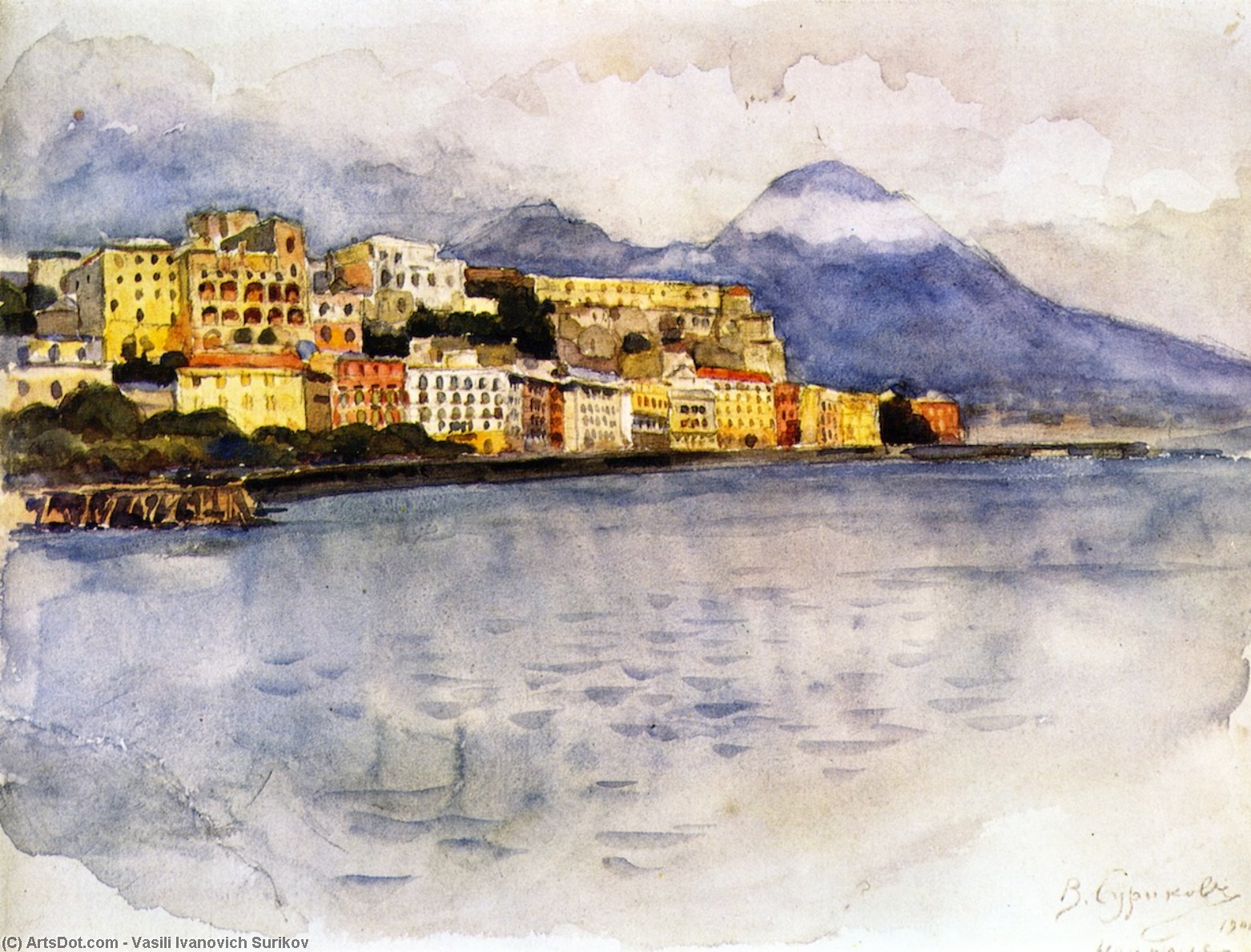 Naples — Vasily Ivanovich Surikov