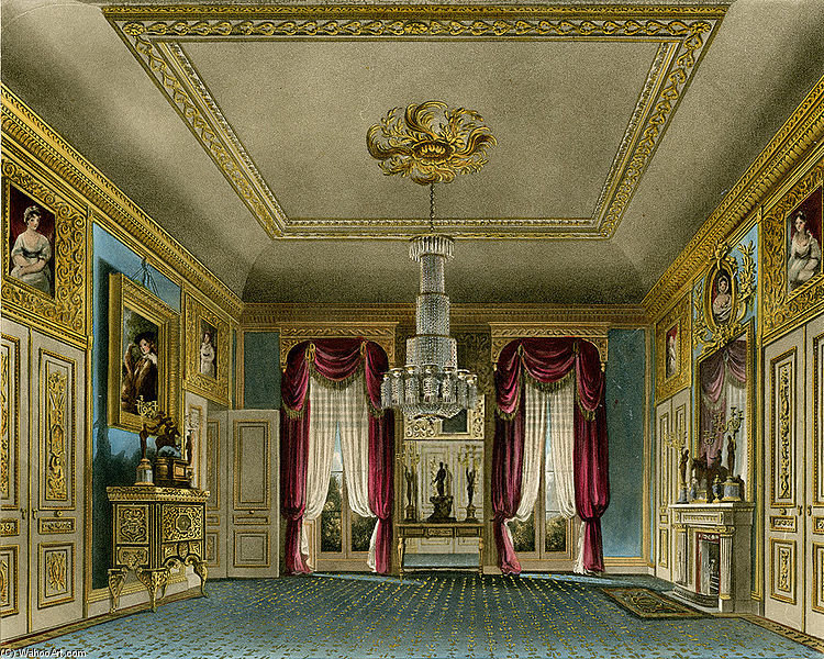 Ante Room, Carlton House — Чарльз Уайлд