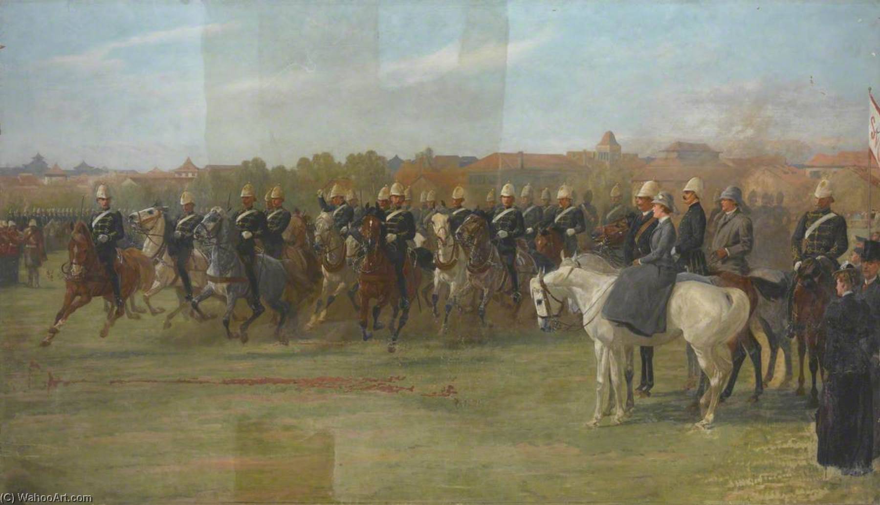 The Shanghai Volunteers At A Review — John Charlton