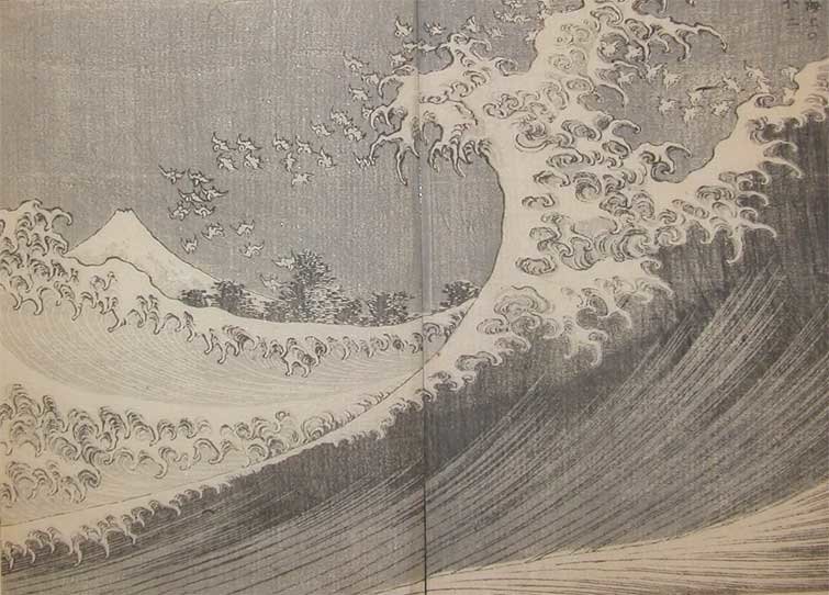 Mt. Fuji And Great Wave — Katsushika Hokusai