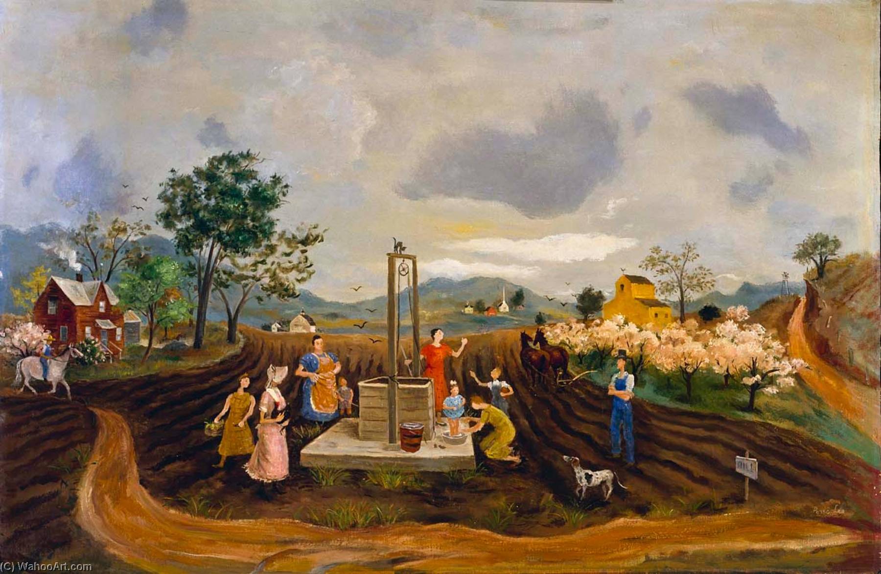 At The Well — Doris Lee