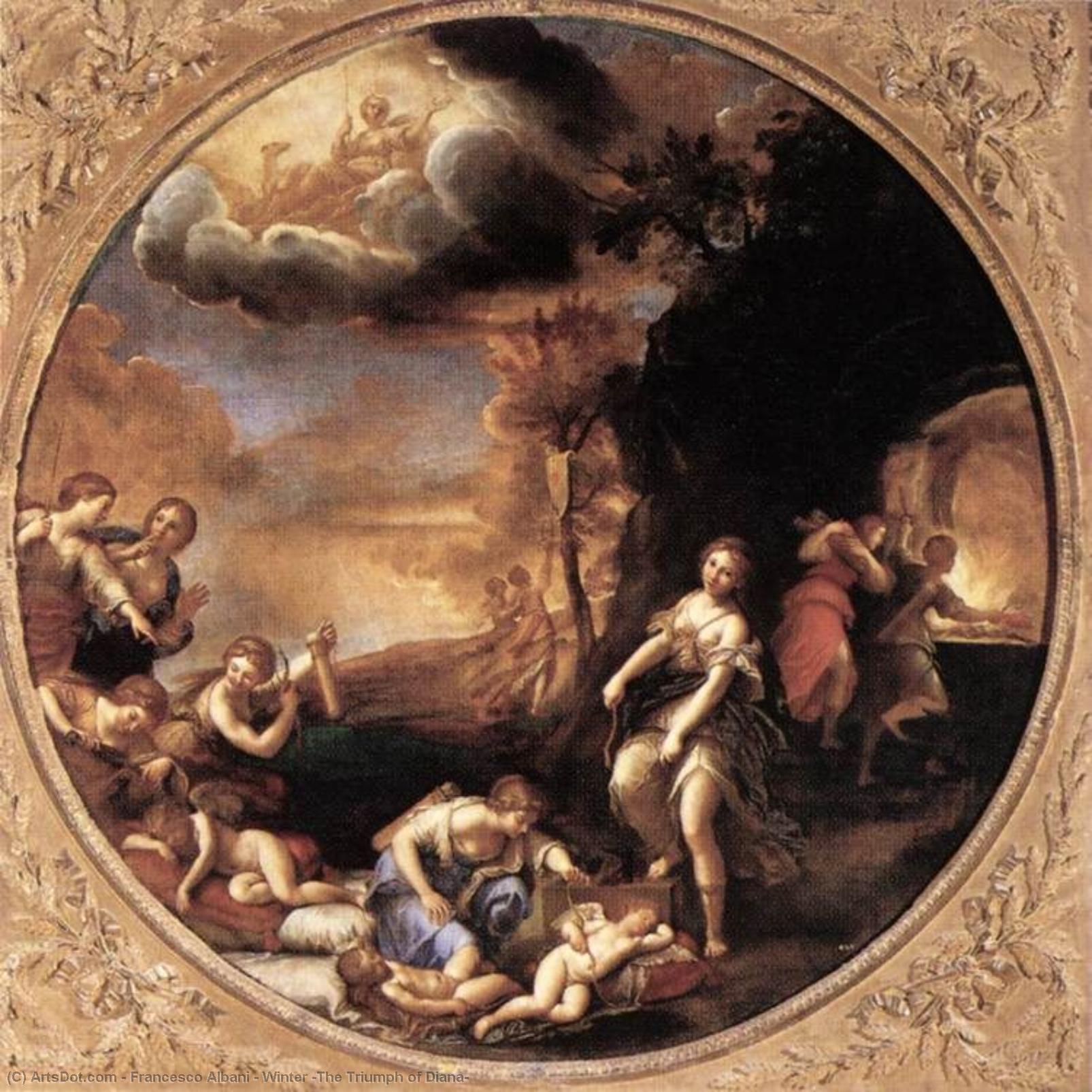 Winter (the Triumph Of Diana) — Albani Francesco (l'albane)