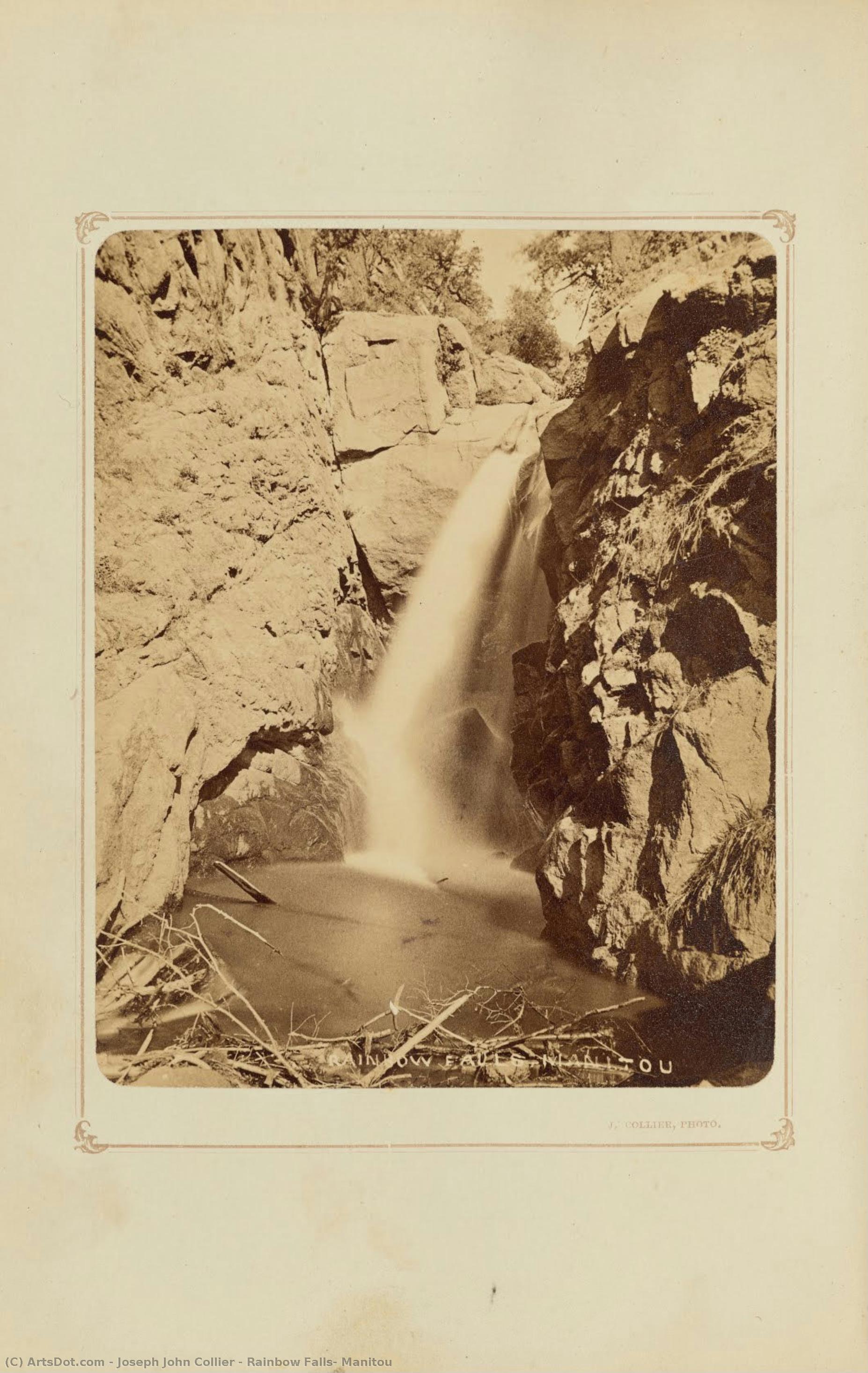 Rainbow Falls, Manitou — Joseph John Collier (deutsch: Josef Johann Koller)