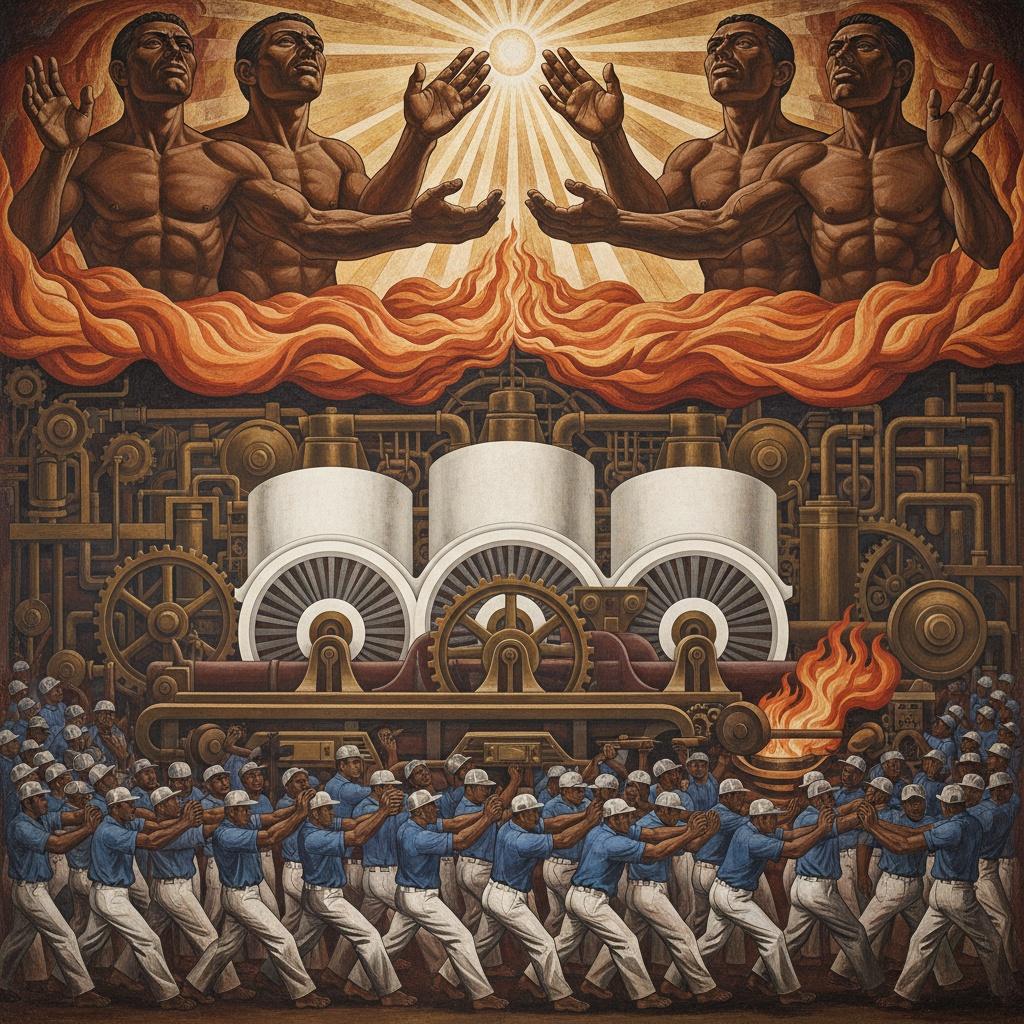 The Celestial Engine: A Symphony Of Collective Might — Marc Duvallier