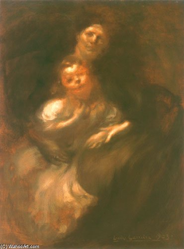 Mother With Child — Eugène Anatole Carrière