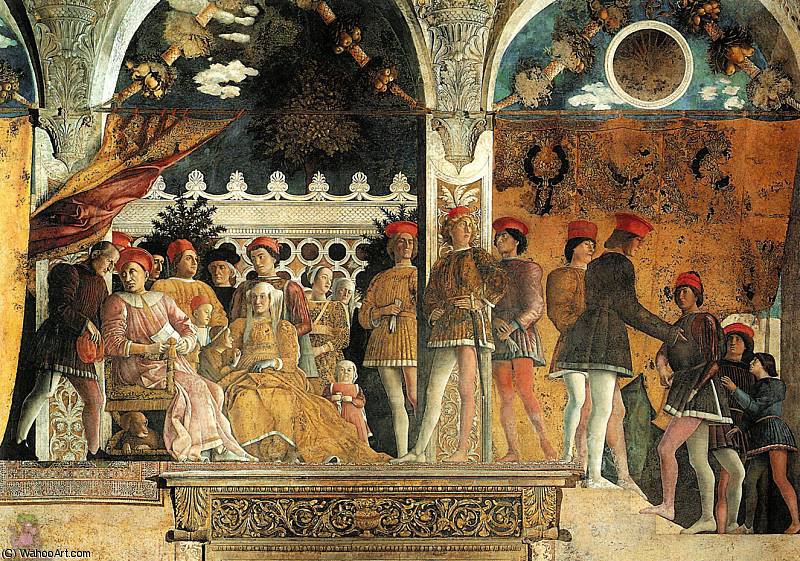 Camera Degli Sposi (detail - ) — Andrea Mantegna