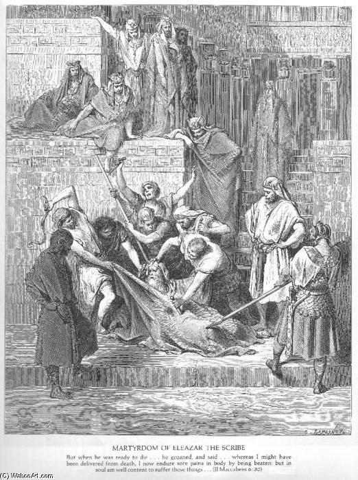 The Martyrdom Of Eleazar The Scribe — Paul Gustave Doré