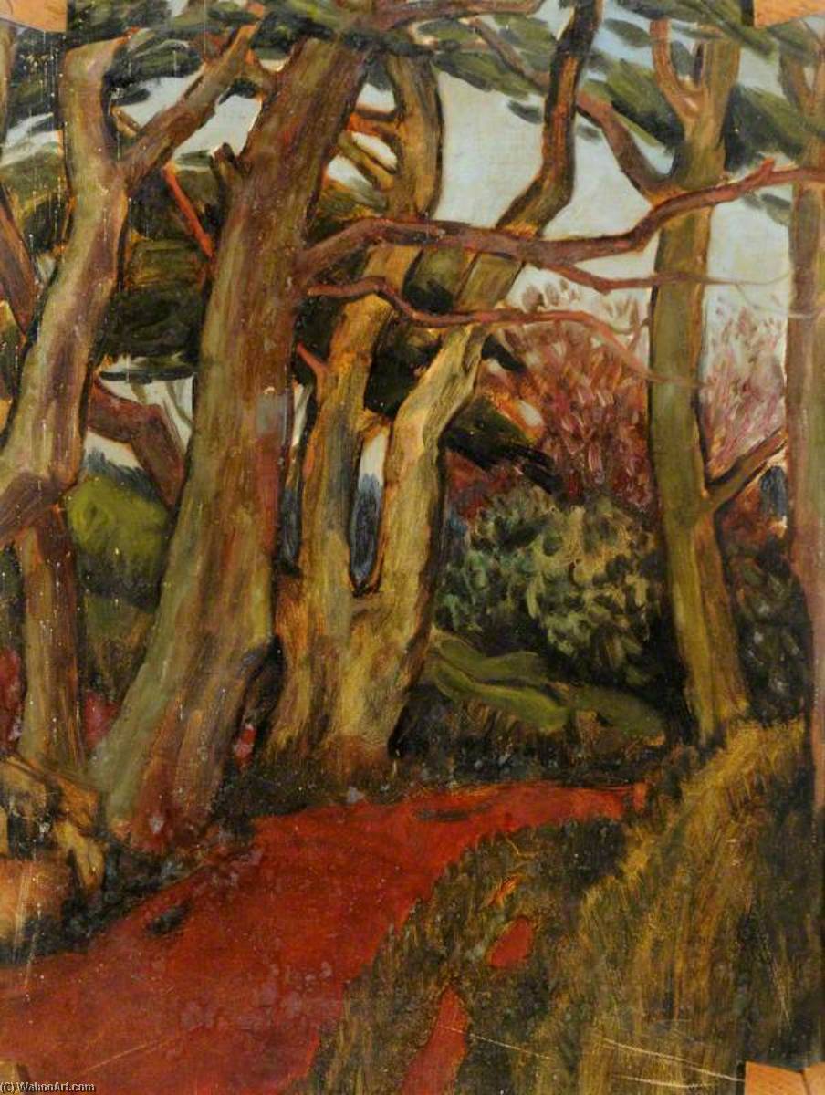 Path Through The Trees (verso) — Mervyn Peake