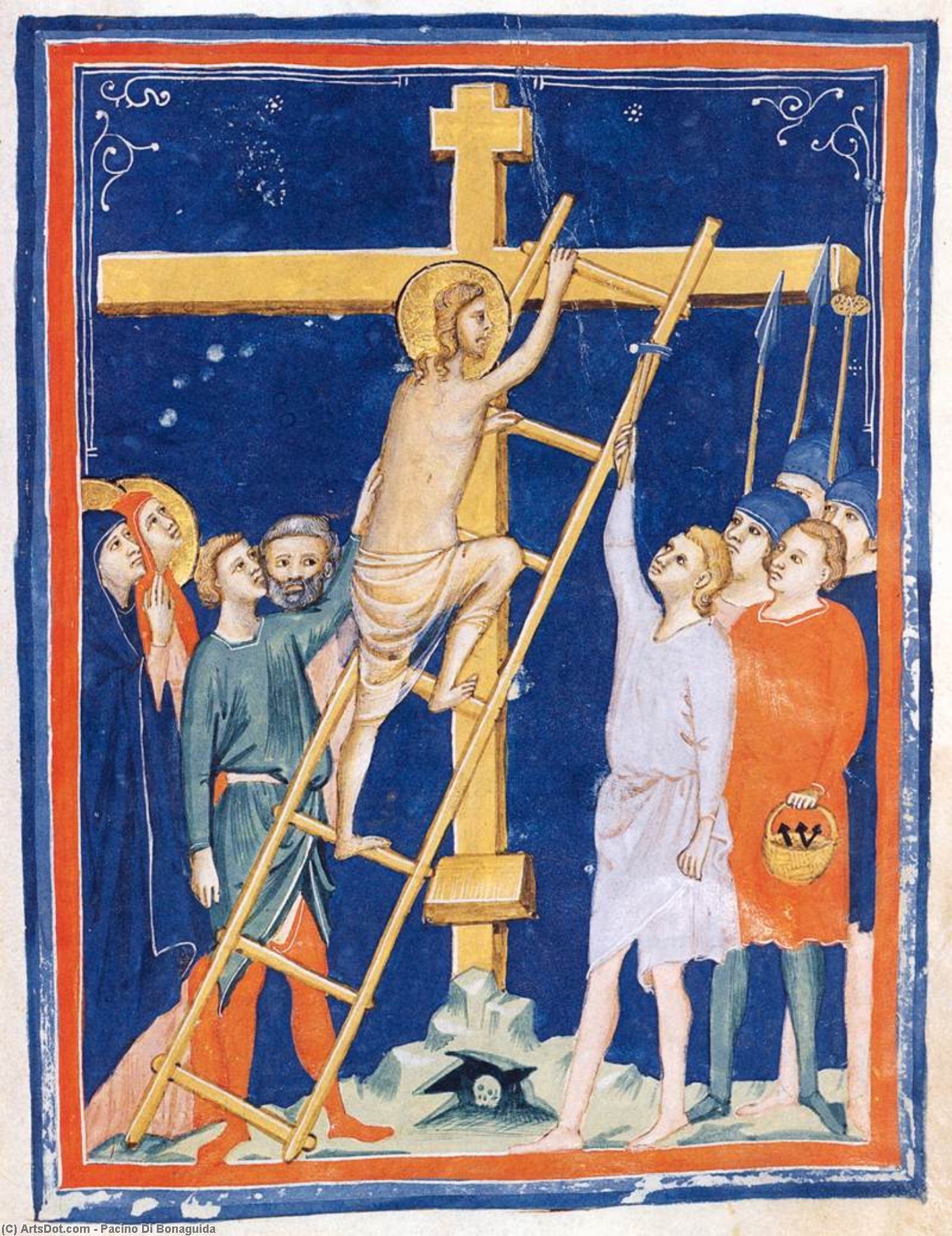 The Morgan Codex (folio 22) — Pacino Di Bonaguida