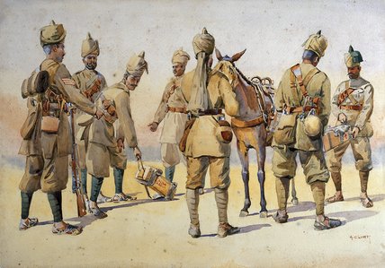 Soldiers Of The 46th And 33rd Punjabis — Alfred Crowdy Lovett