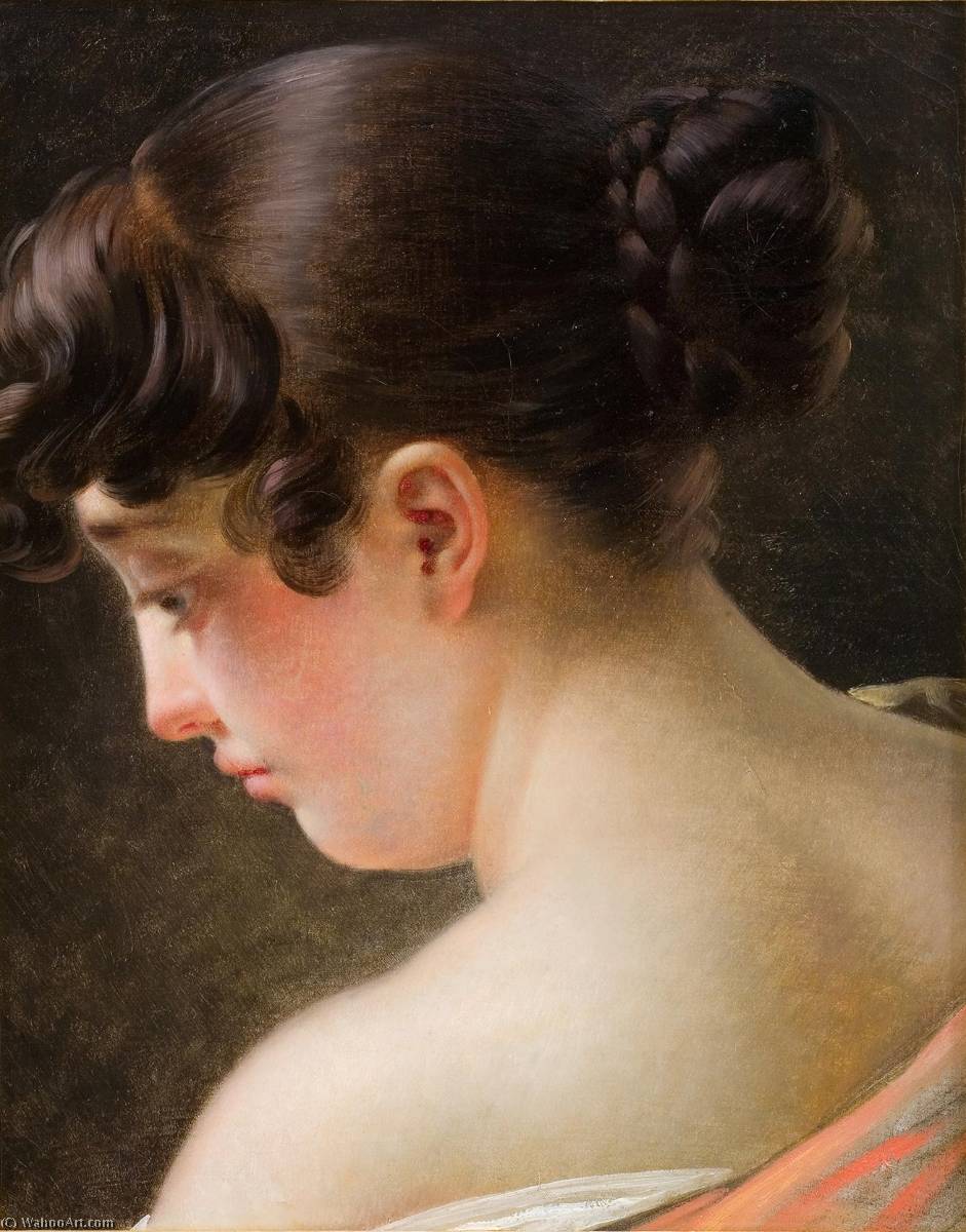Head Of A Young Girl — Anne-louis Girodet