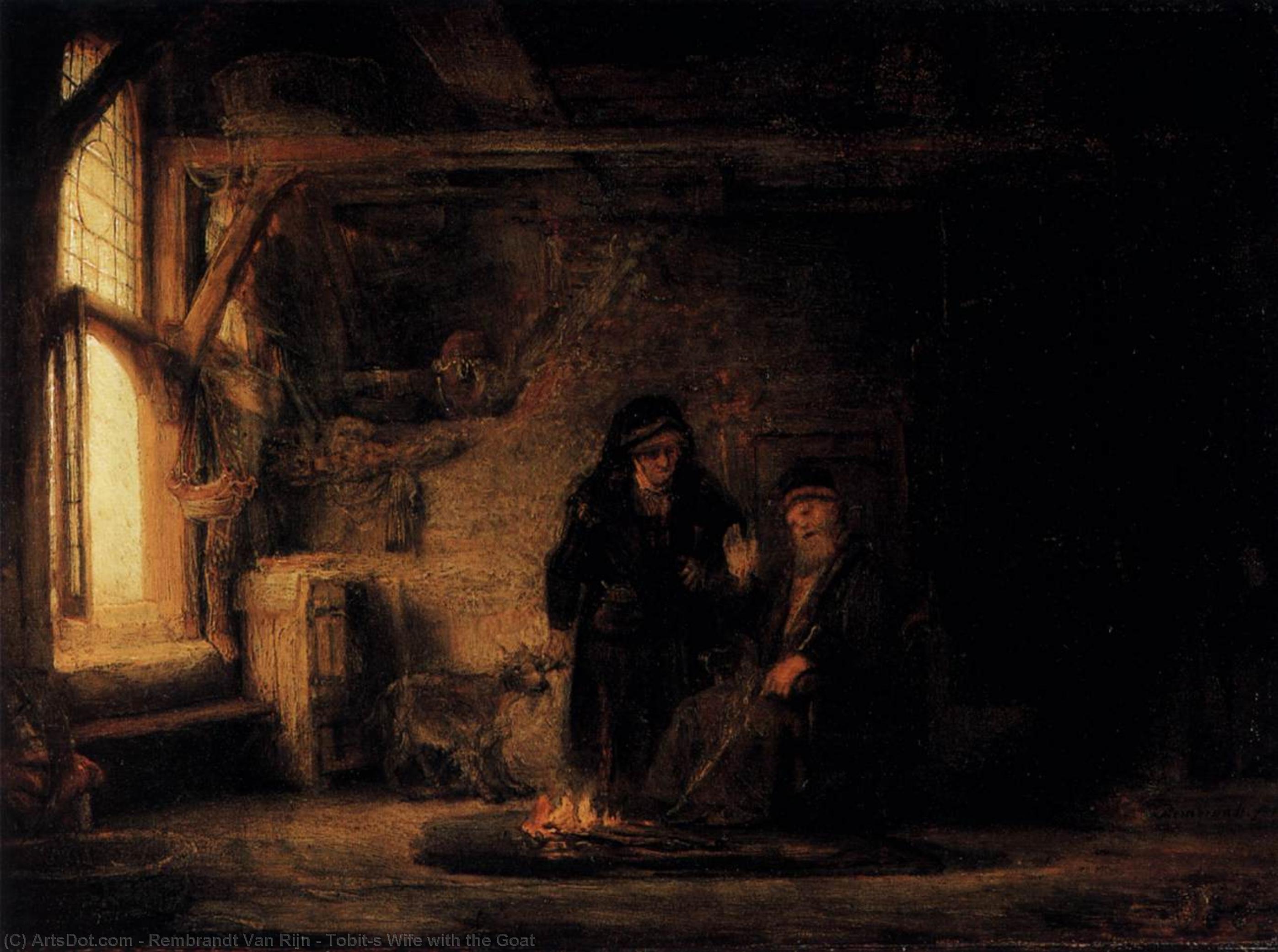 Tobit Y Su Esposa — Rembrandt Van Rijn