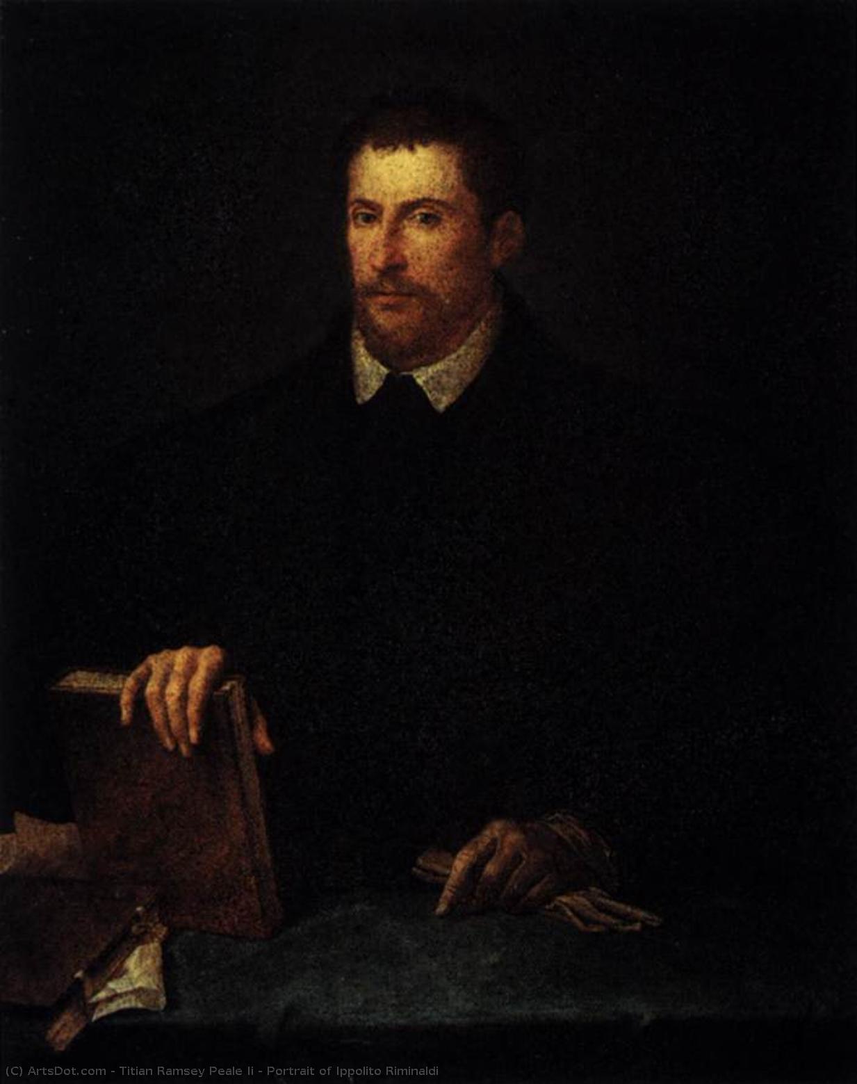 Portrait Of Ippolito Riminaldi — Titian Ramsay Peale Ii
