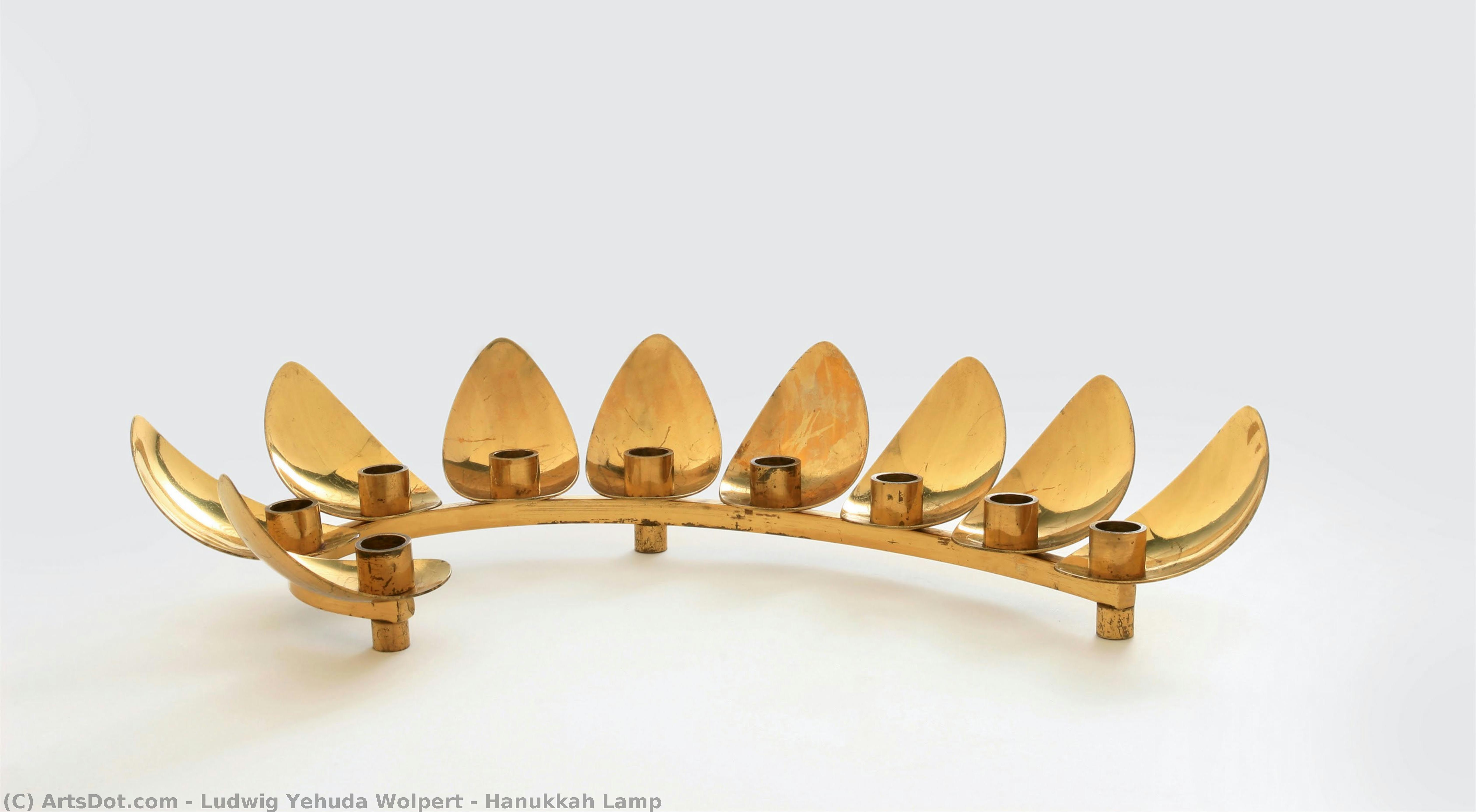 Hanukkah Lamp — Ludwig Yehuda Wolpert