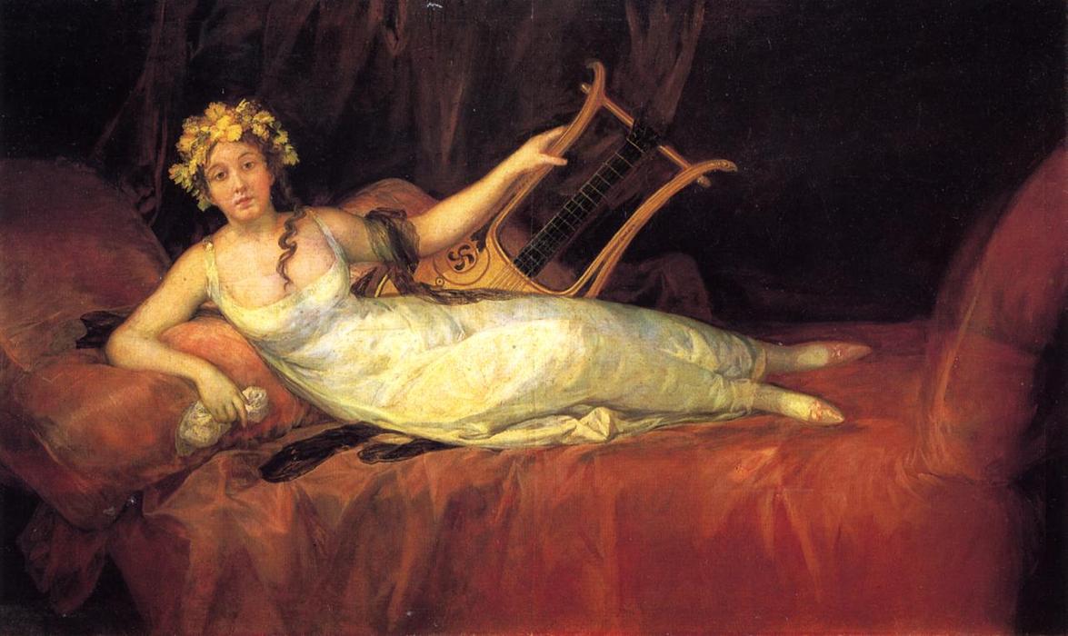 Retrato De Joaquina, Nacida Tellez Giron Y Alfonso Pimental, 10.ª Marquesa De Santa Cruz — Francisco José De Goya Y Lucientes