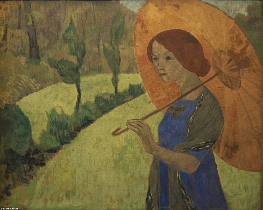 Madame Sérusier With A Parasol — Paul Sérusier