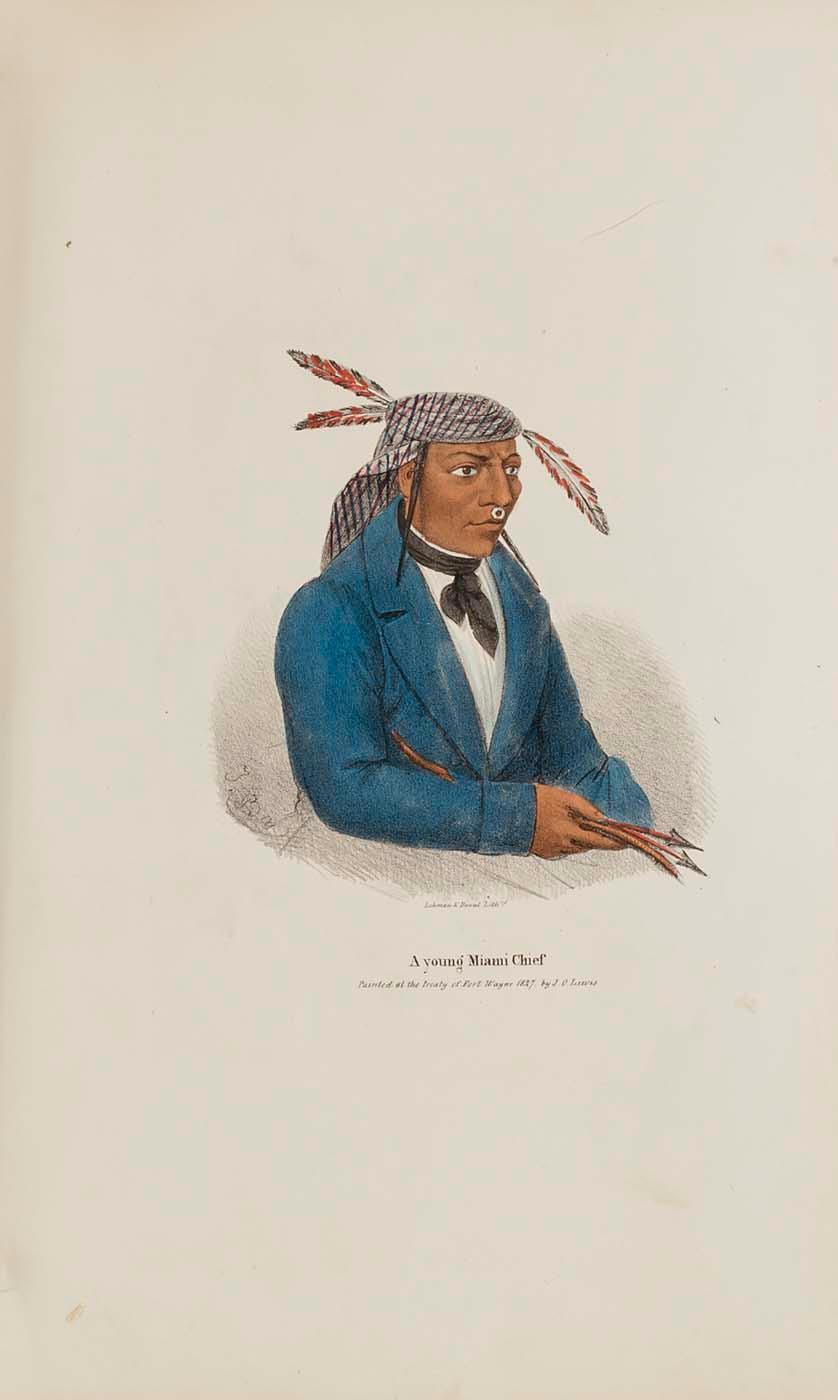 A Young Miami Chief, From The Aboriginal Portfolio — James Otto Lewis