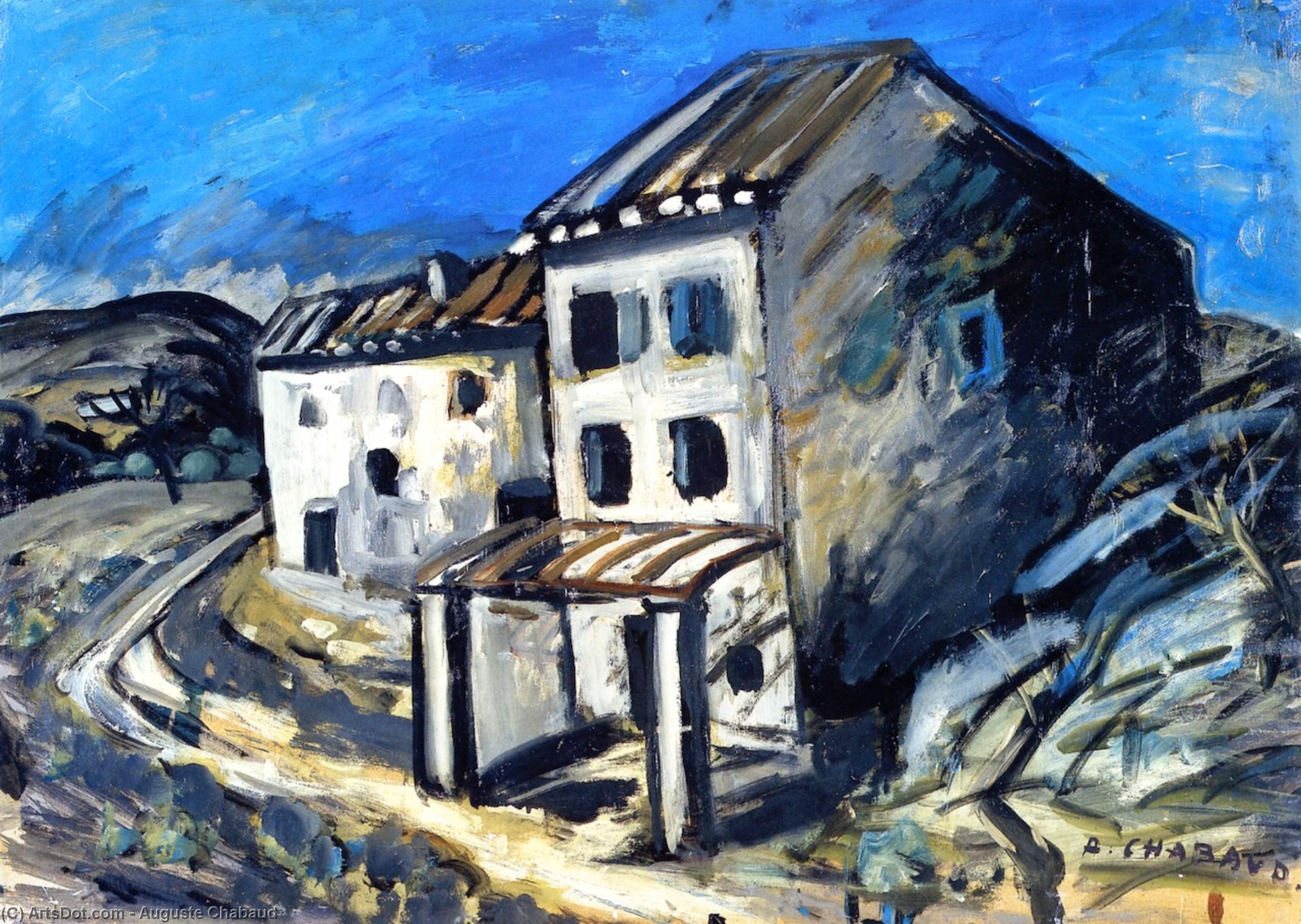 House Along The Road — Auguste Chabaud