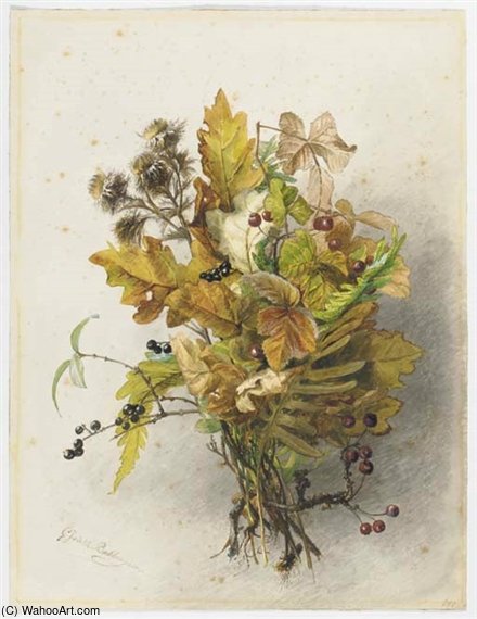 An Autumn Bouquet — Geraldine Jacoba Van De Sande Bakhuyzen