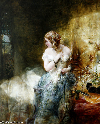 The Boudoir — Alfred Joseph Woolmer