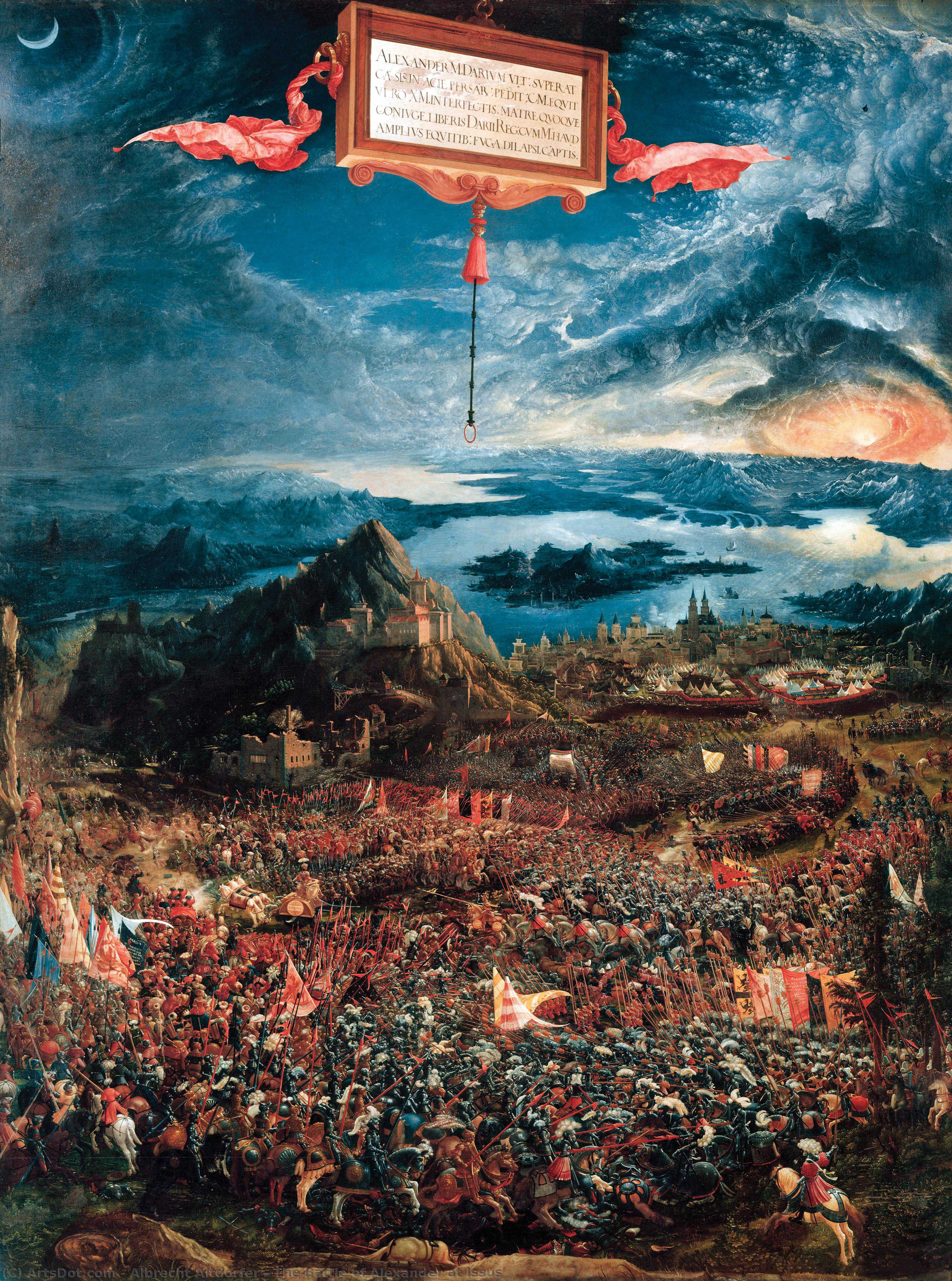 Die Schlacht Alexanders Von Issos — Albrecht Altdorfer