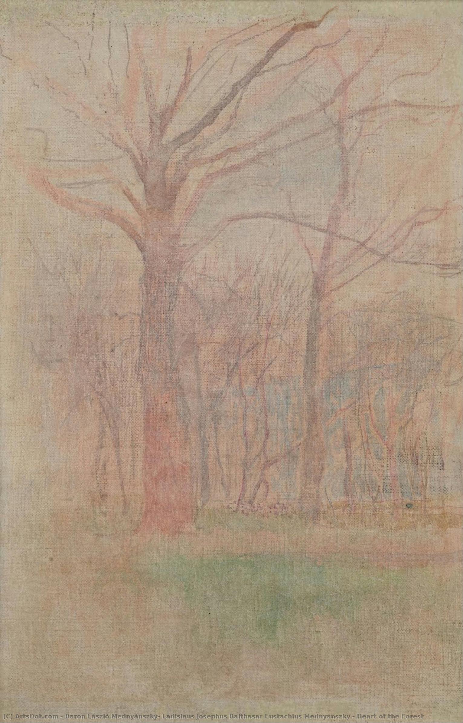 Heart Of The Forest — Baron László Mednyánszky, Ladislaus Josephus Balthasar Eustachius Mednyánszky