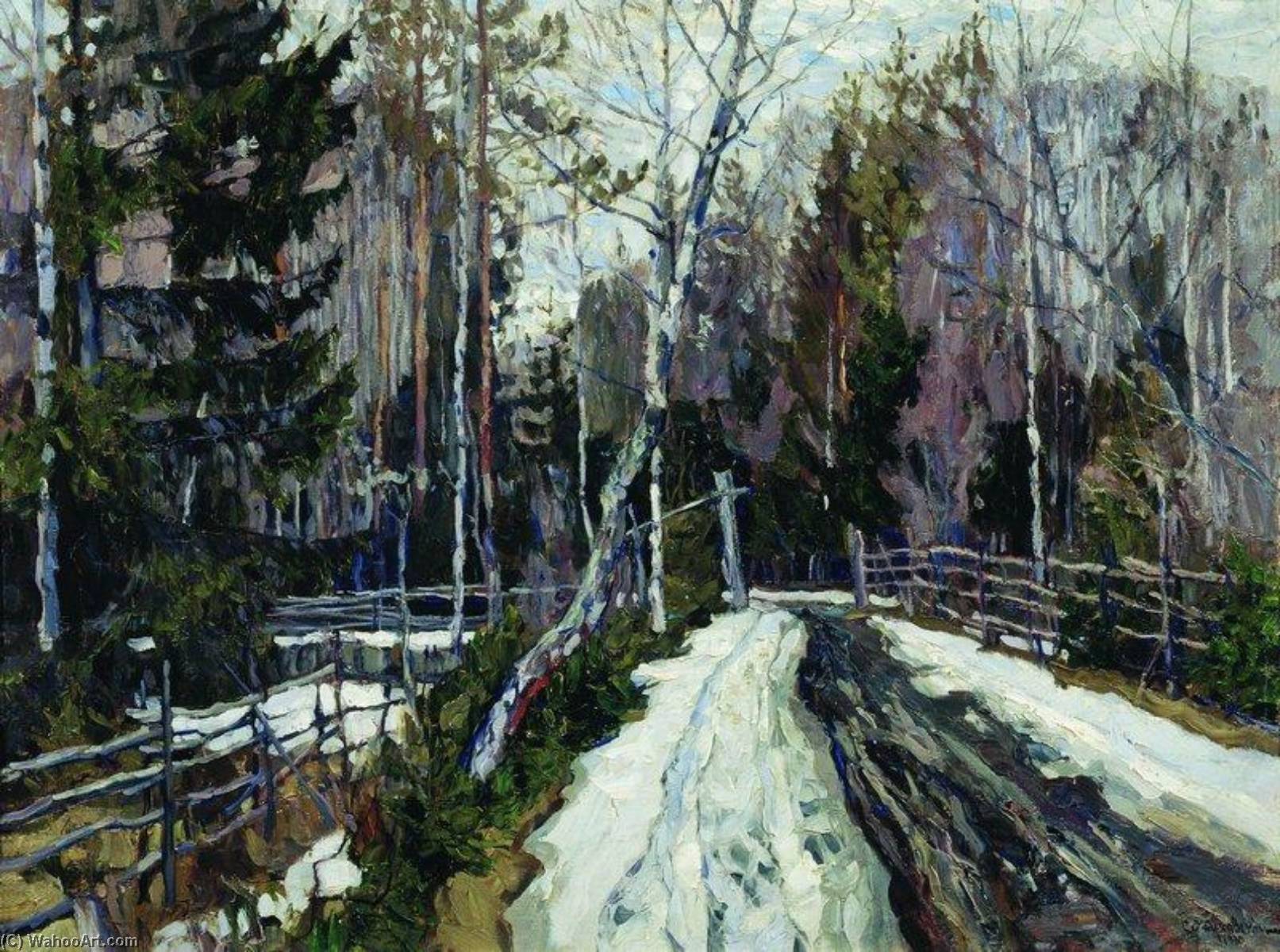 Early Spring In The Forest — Stanislav Zhukovsky