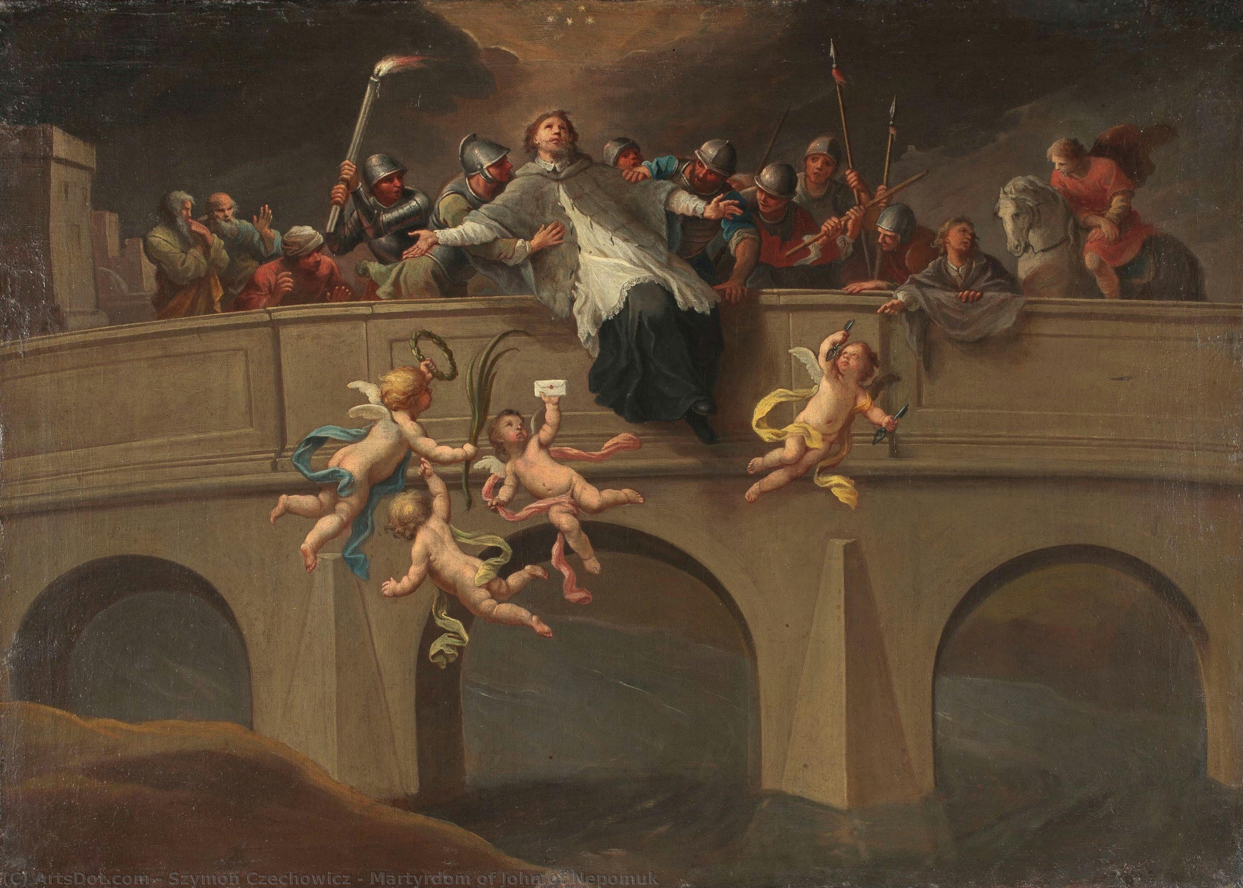 Martyrdom Of John Of Nepomuk — Szymon Czechowicz