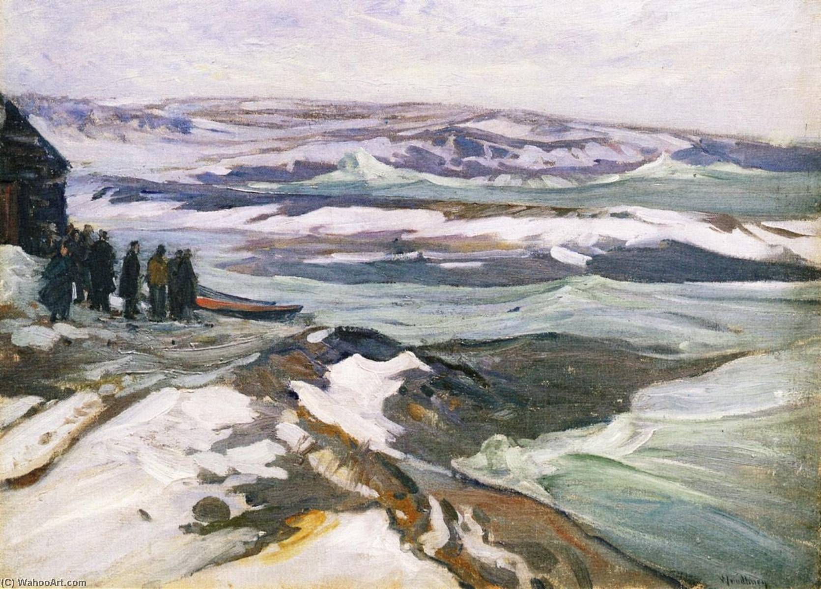 The Lost Fisherman (also Known As Winter Surf) — Charles H Woodbury