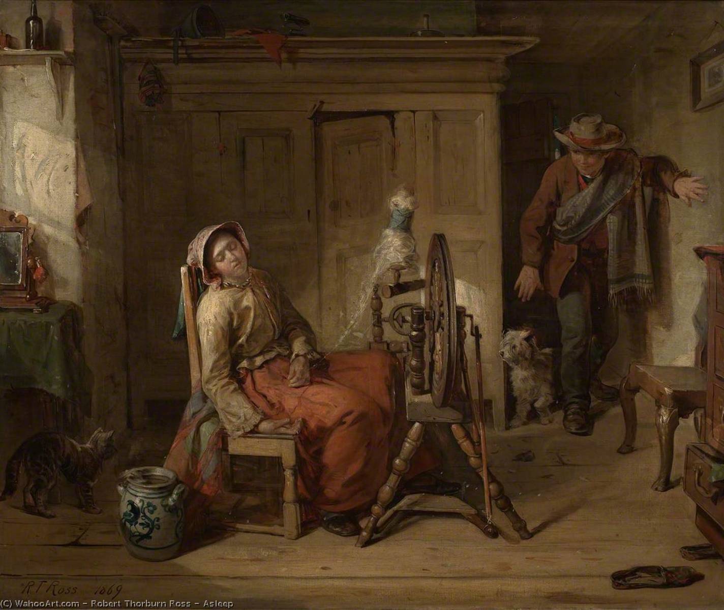 Asleep — Robert Thorburn Ross