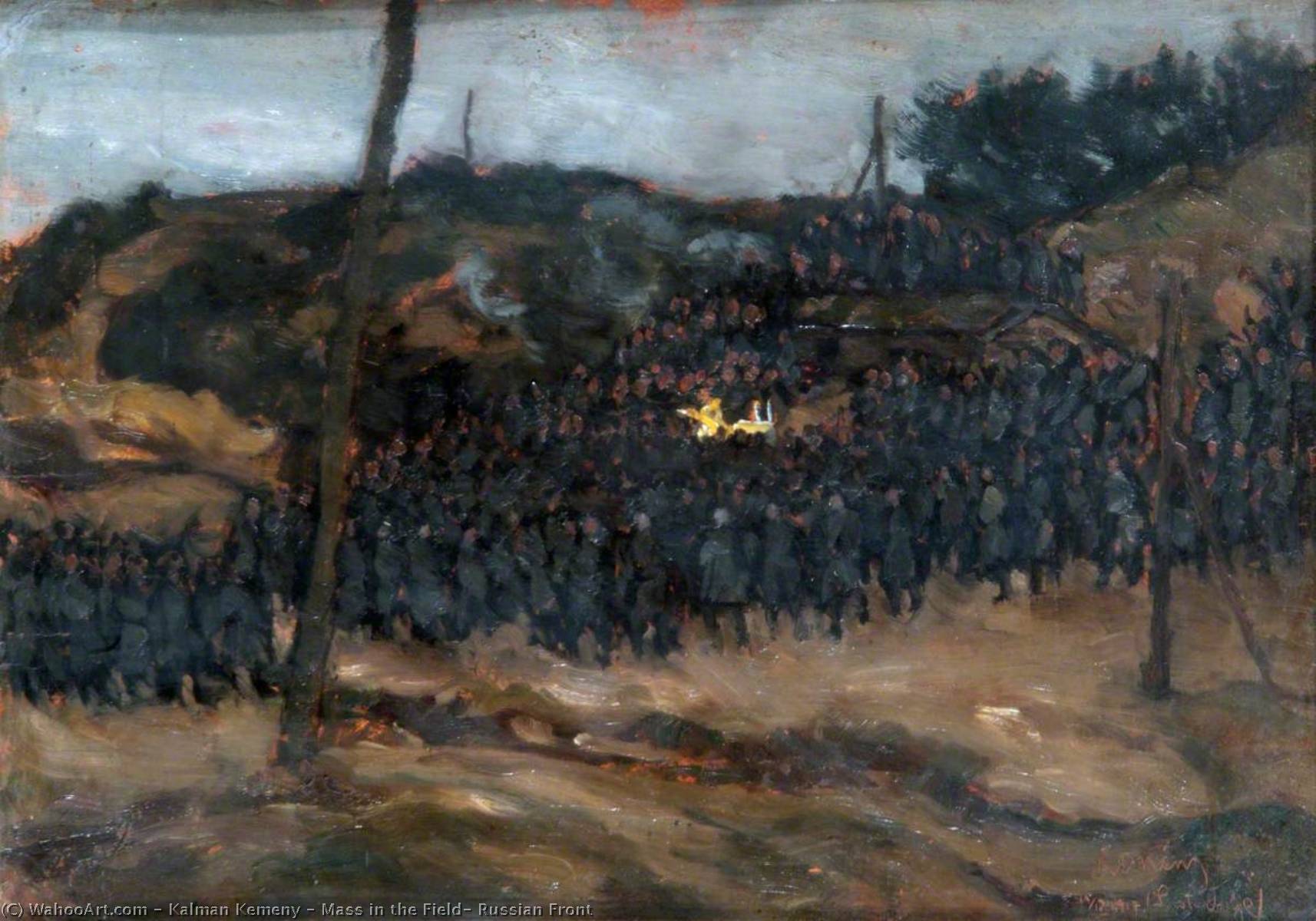 Mass In The Field, Russian Front — Kalman Kemeny