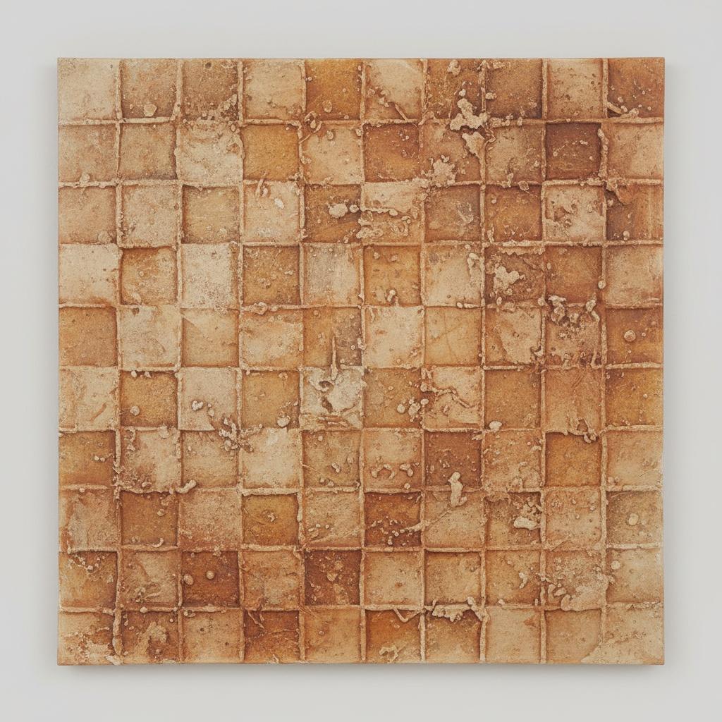 Ephemeral Geometry: A Chronicle Of Weathered Ochre Under Diffuse Light — Laurent Fabre