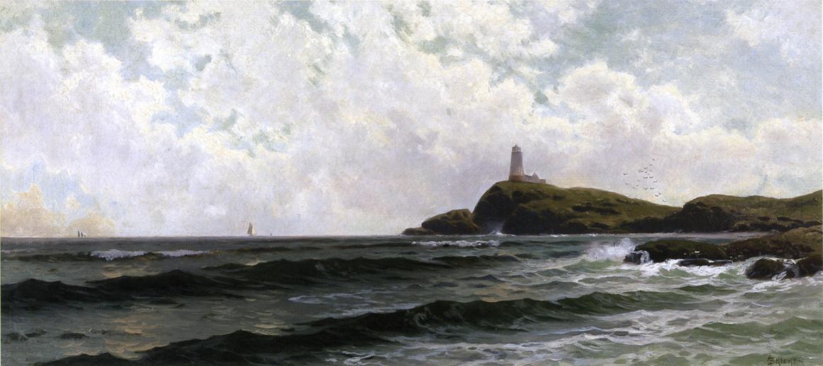 White Island Lighthouse, Isles Of Shoals — Alfred Thompson Bricher