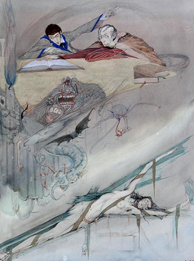 The Fall Of The House Of Usher — Harry Clarke