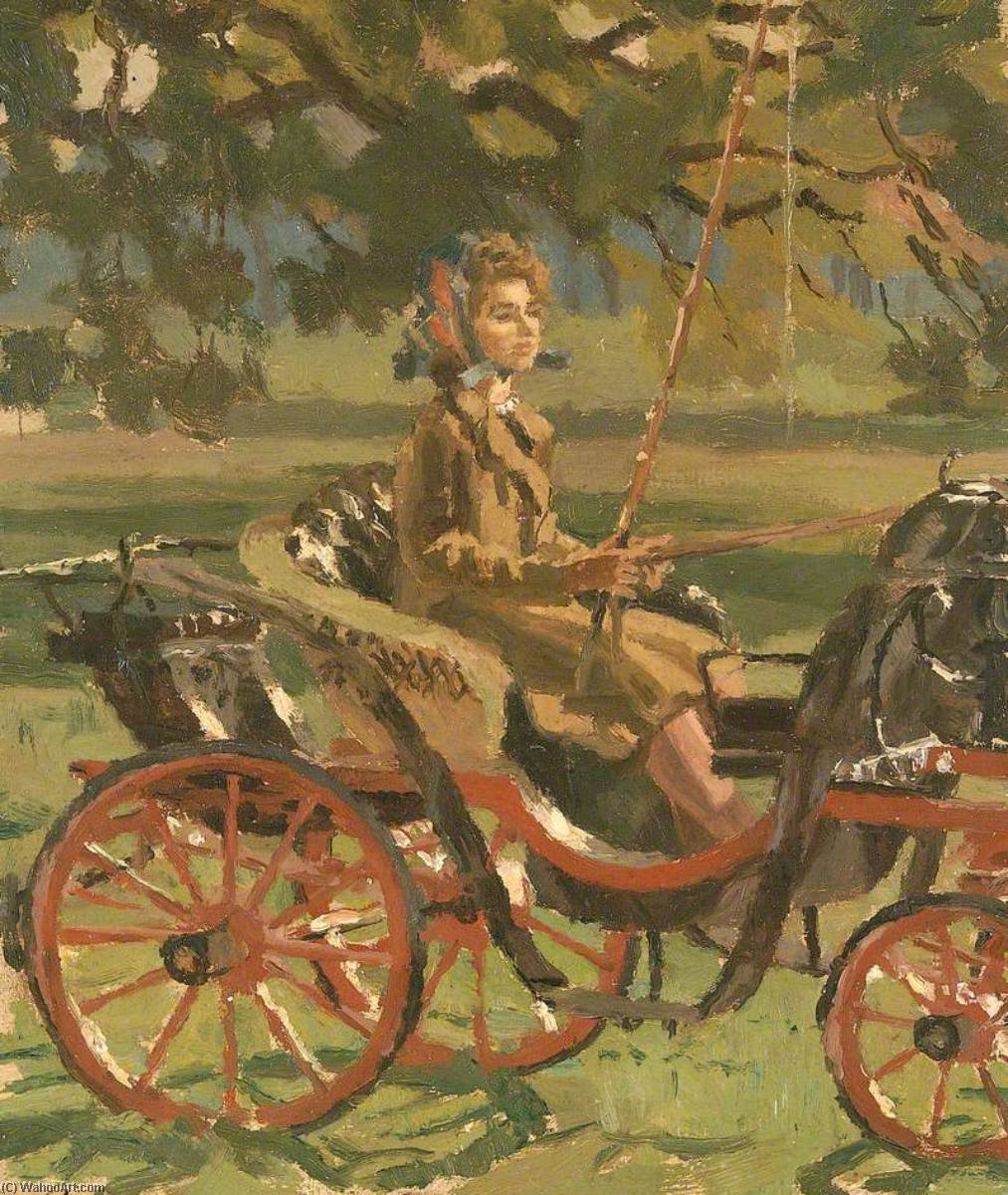 Princess Elizabeth Driving A Phaeton — Allan Gwynne Jones