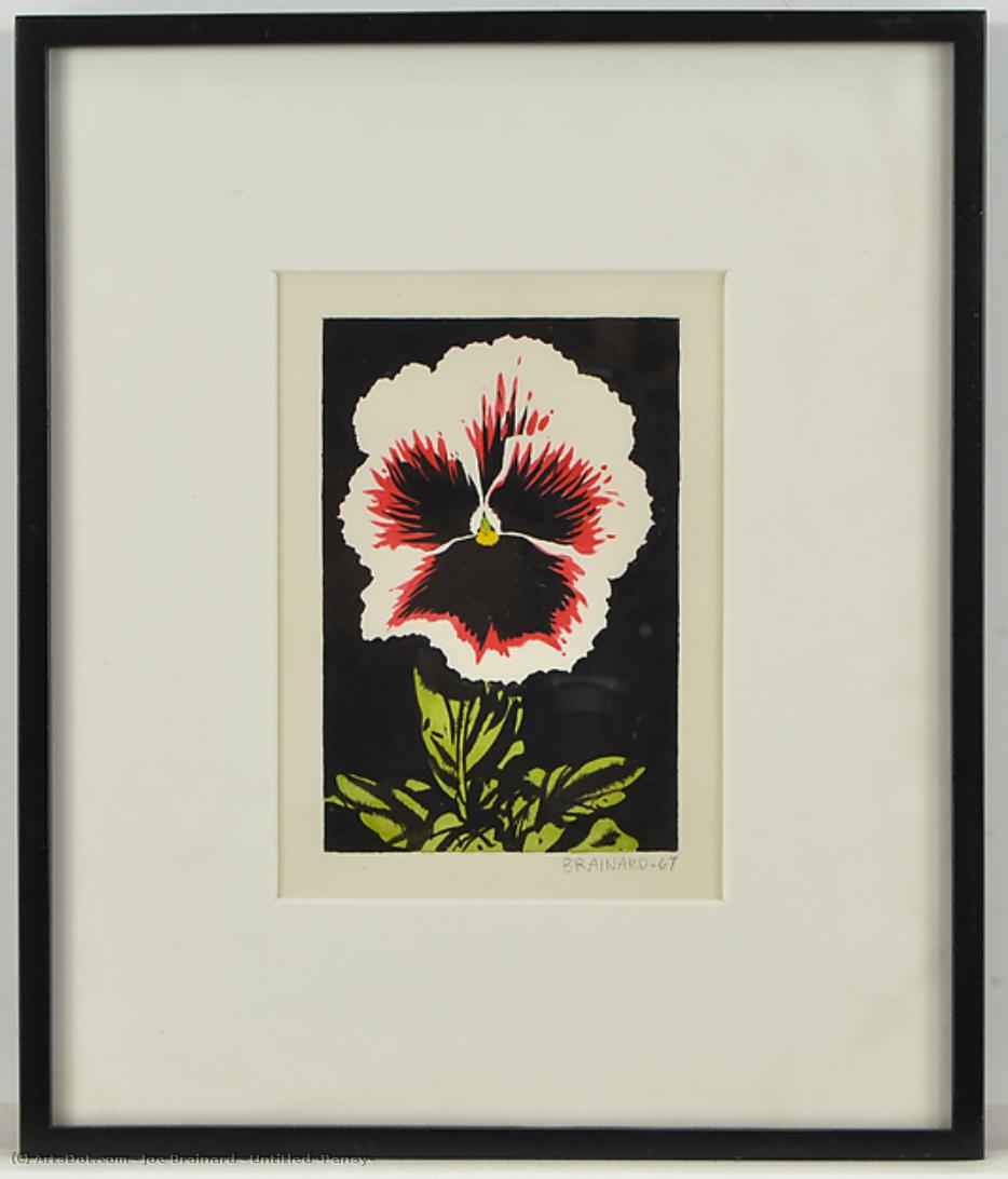 Untitled (pansy) — Joe Brainard
