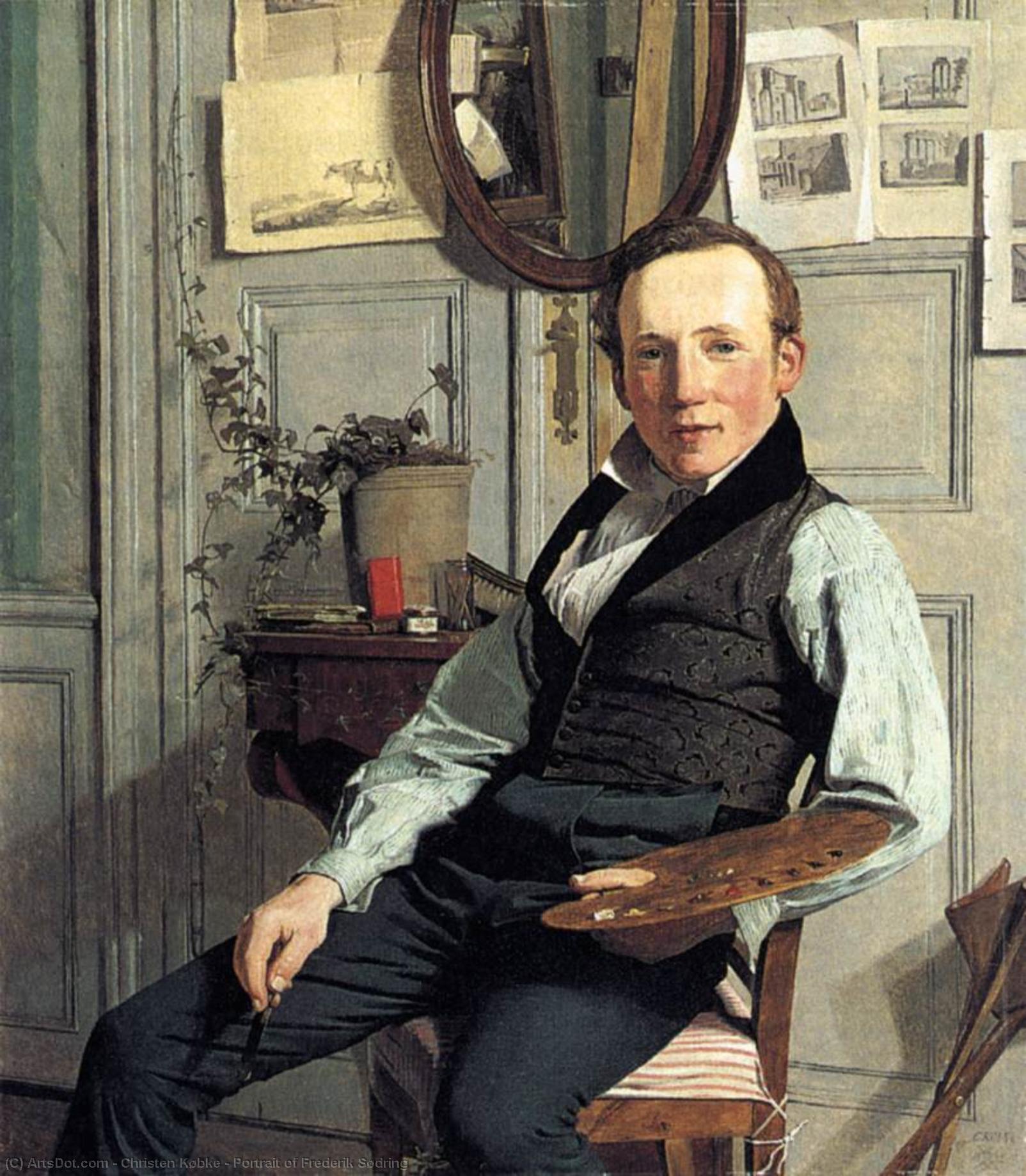 Portrait Von Frederik Sødring — Christen Købke
