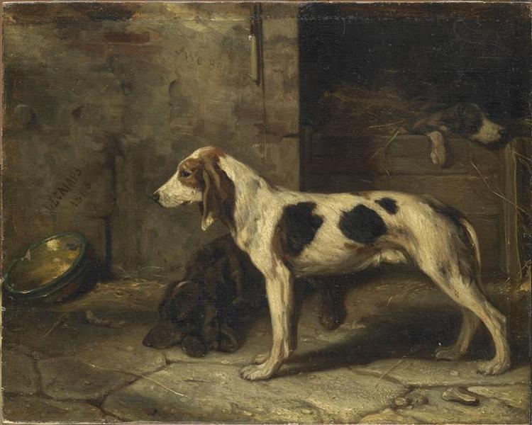 Chiens Brifauts — Alexandre Gabriel Decamps