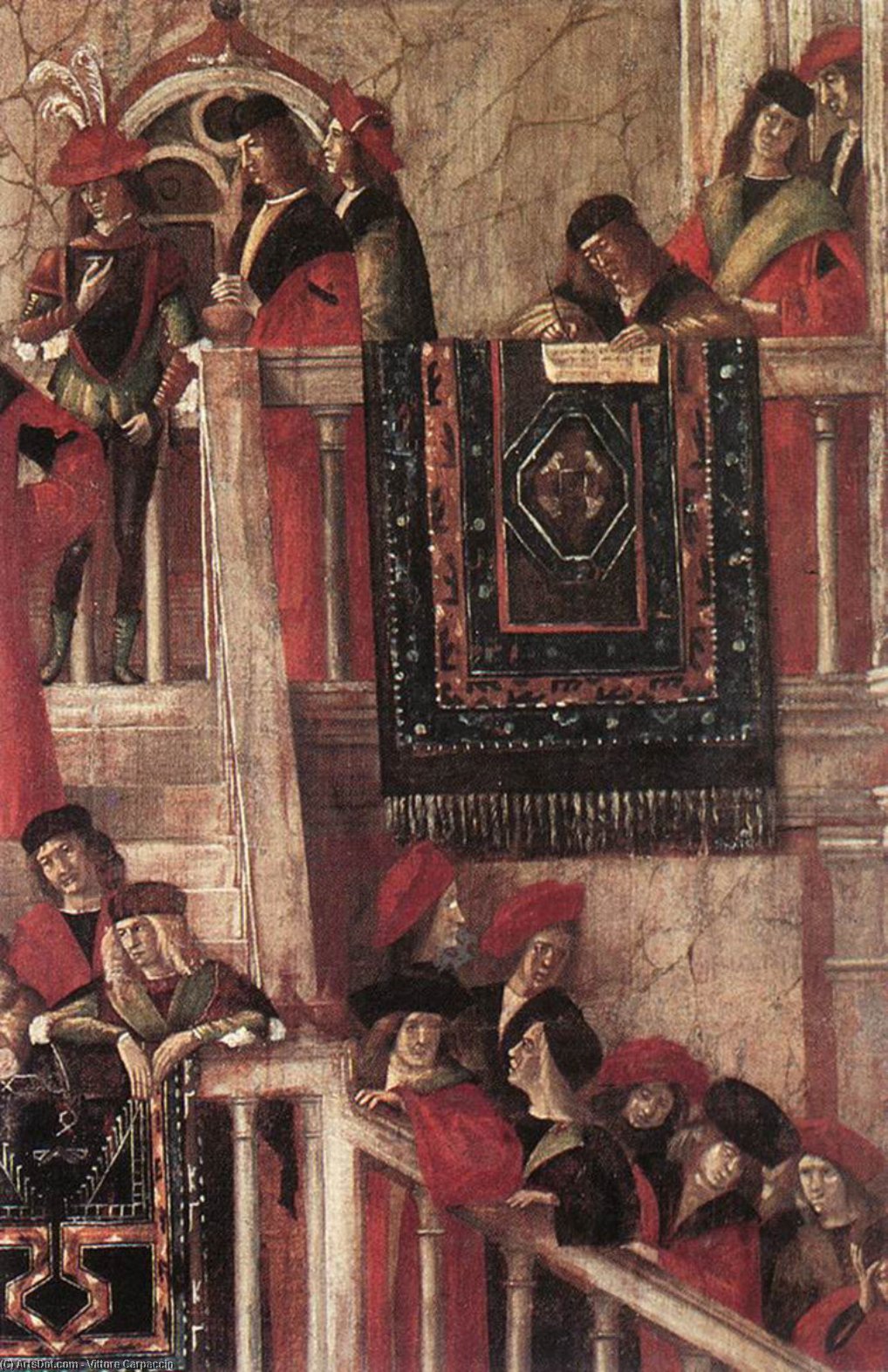 Encuentro De Los Prometidos (detalle) — Vittore Carpaccio