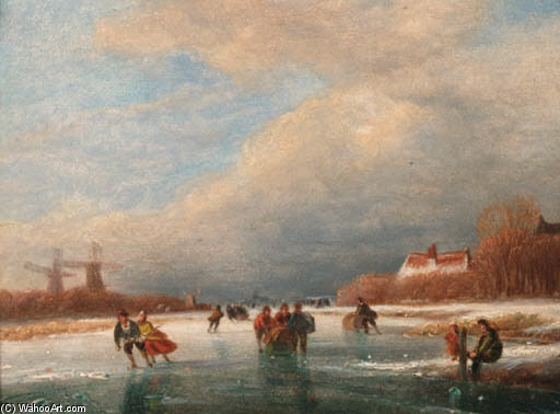Winter Leisure — Nicolaas Johannes Roosenboom