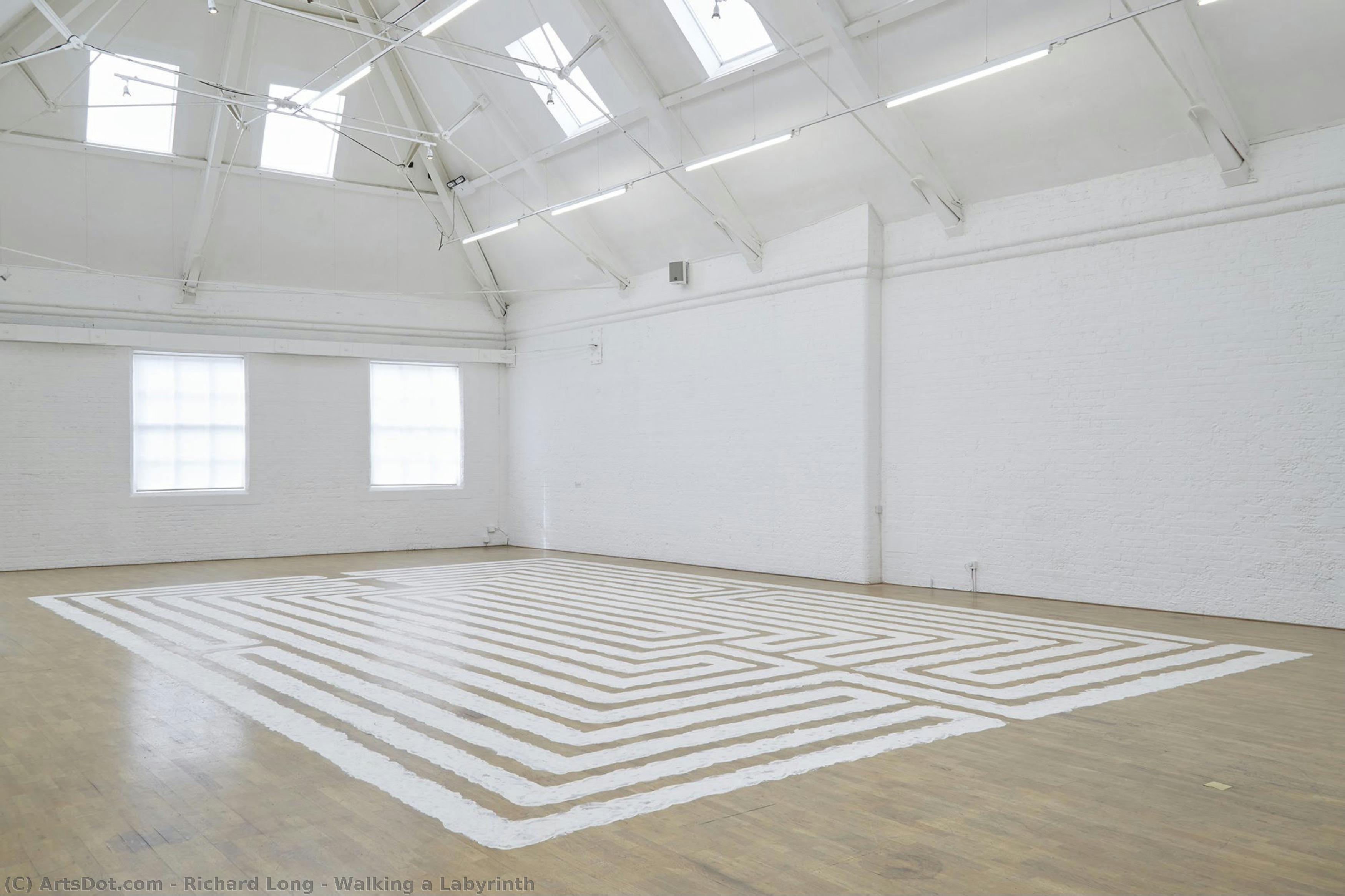 Walking A Labyrinth — Richard Long
