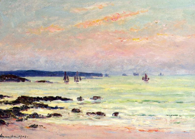 Evening At The Sea, Quiberon — Maxime Emile Louis Maufra