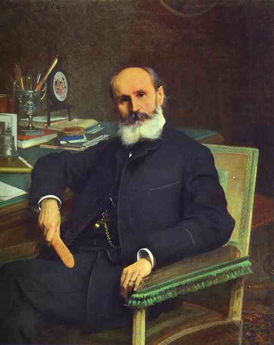 Portrait Of Art Critic Pavel Kovalevsky — Ivan Nikolaevič Kramskoj