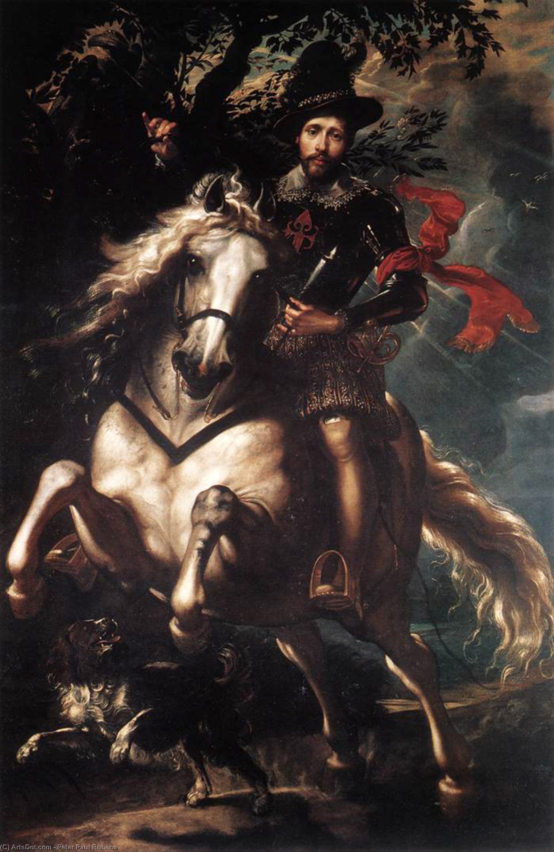Equestrian Portrait Of Giancarlo Doria — Peter Paul Rubens