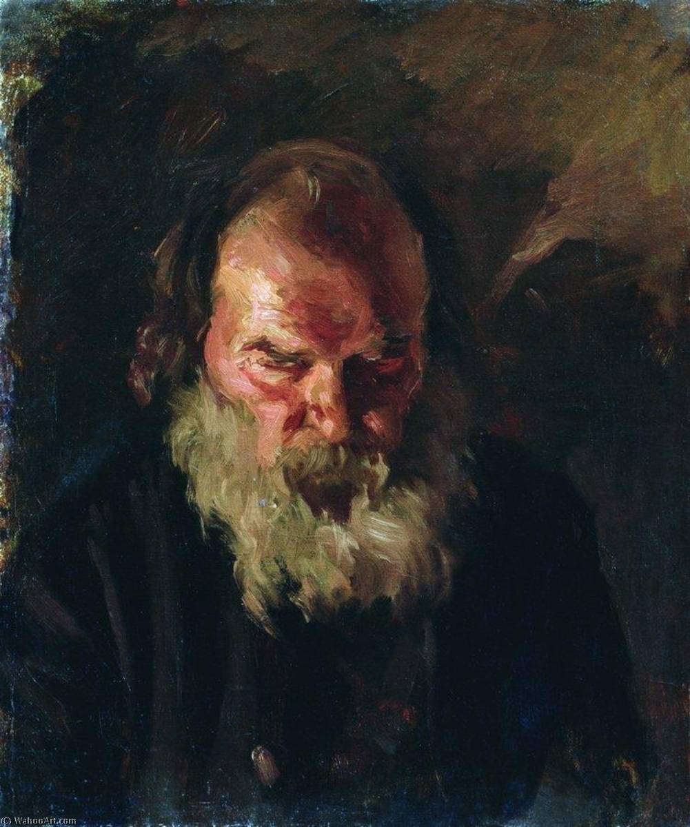 Head Of An Old Man — Nikolai Aleksandrovich Yaroshenko