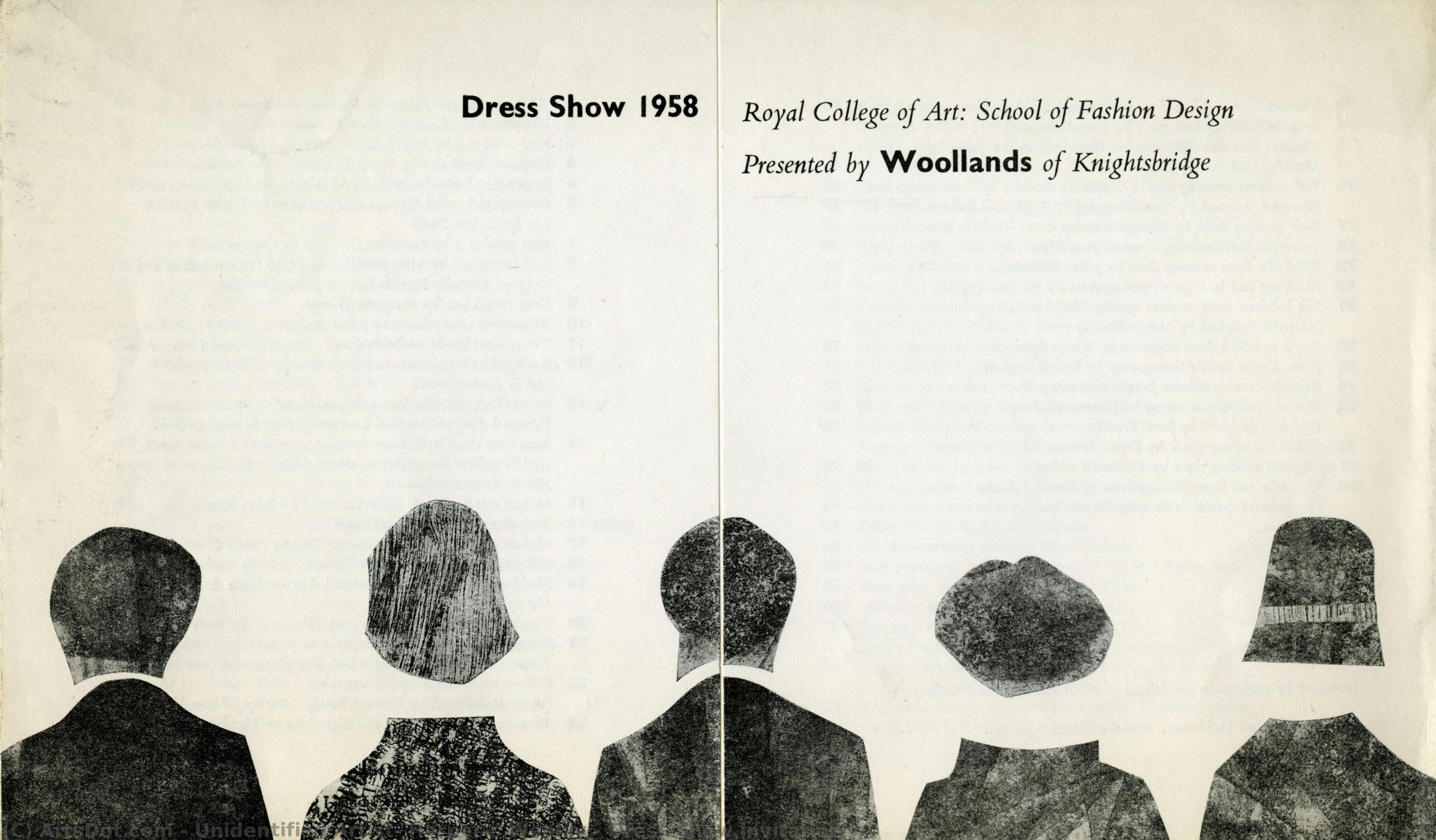 Dress Show Invitation — Unidentified Artist, Harper's Weekly